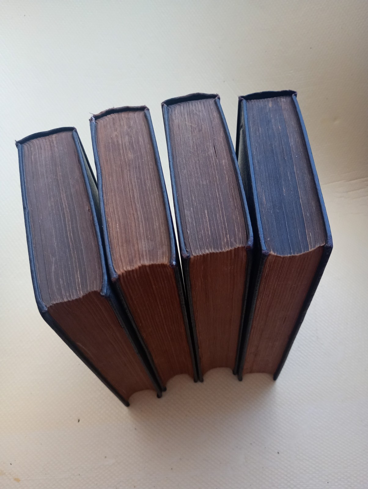 Vintage H.G. Wells 4 Volume Hardback Set Odhams Press London Blue Cloth Books