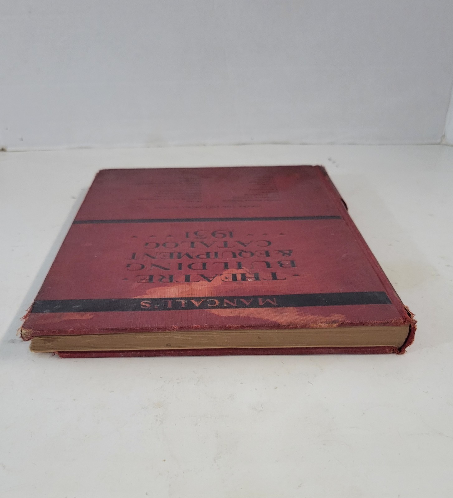 Mancall’s Theatre Building and Equipment Catalog 1931 Vintage Book F.A. Mancall
