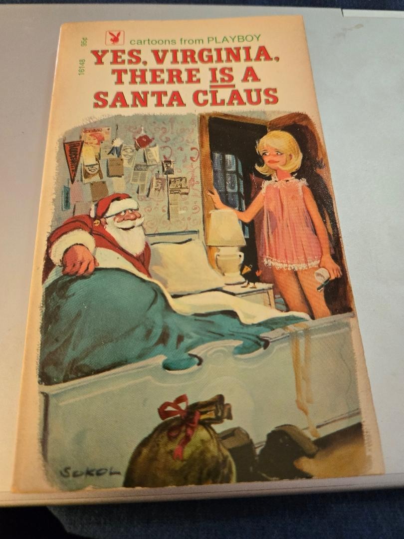 Yes, Virginia, There IS a Santa Claus 1979 Playboy Vintage Cartoon Paperback