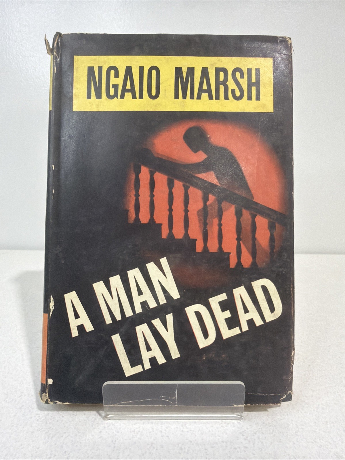 A Man Lay Dead by Ngaio Marsh (1942 Tower Books Edition 1st Printing Hardcover)