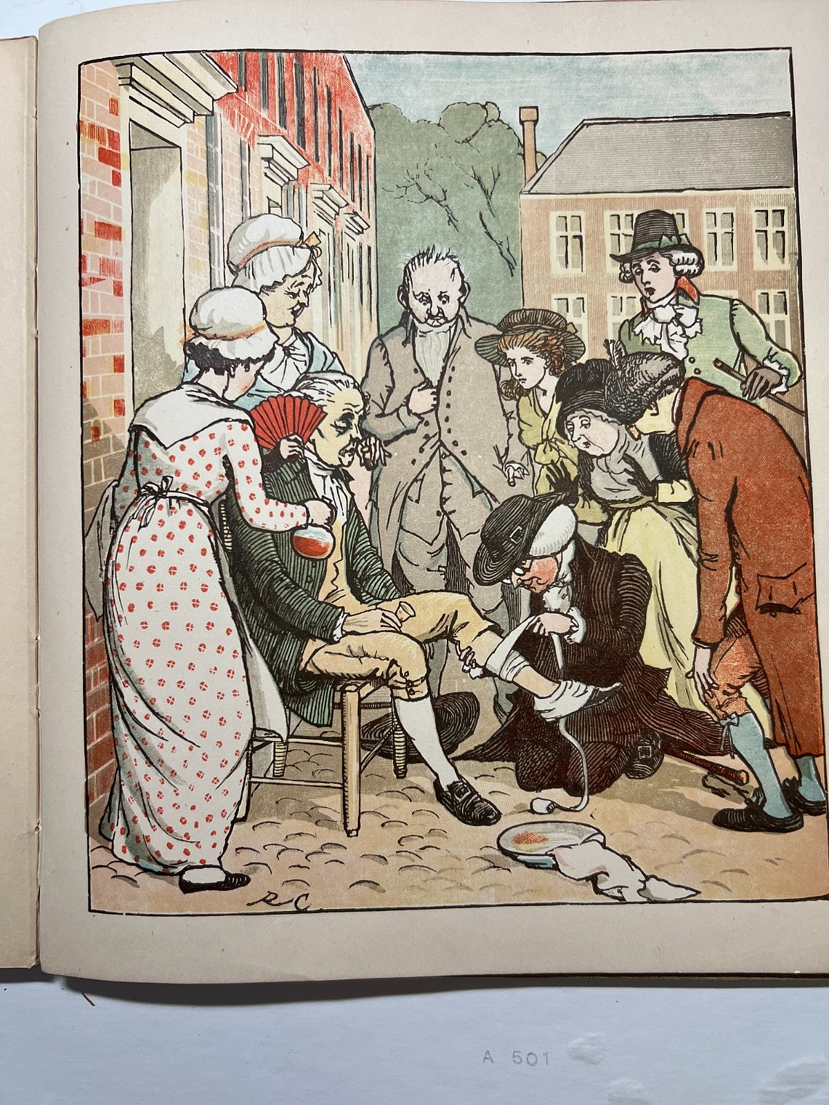 ANTIQUE ILLUSTRATED BOOK R. CALDECOTT’S PICTURE BOOK (NO. 1) FREDERICK WARNE