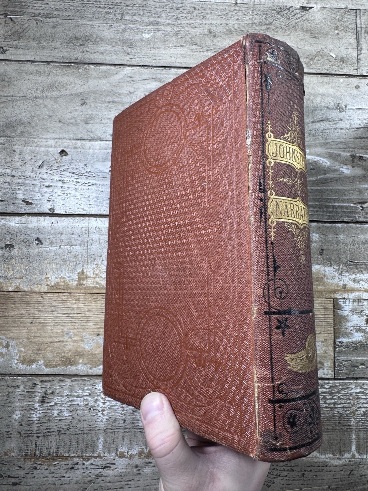 1874 Antique Civil War Book “Narrative of Military Operations” Johnston