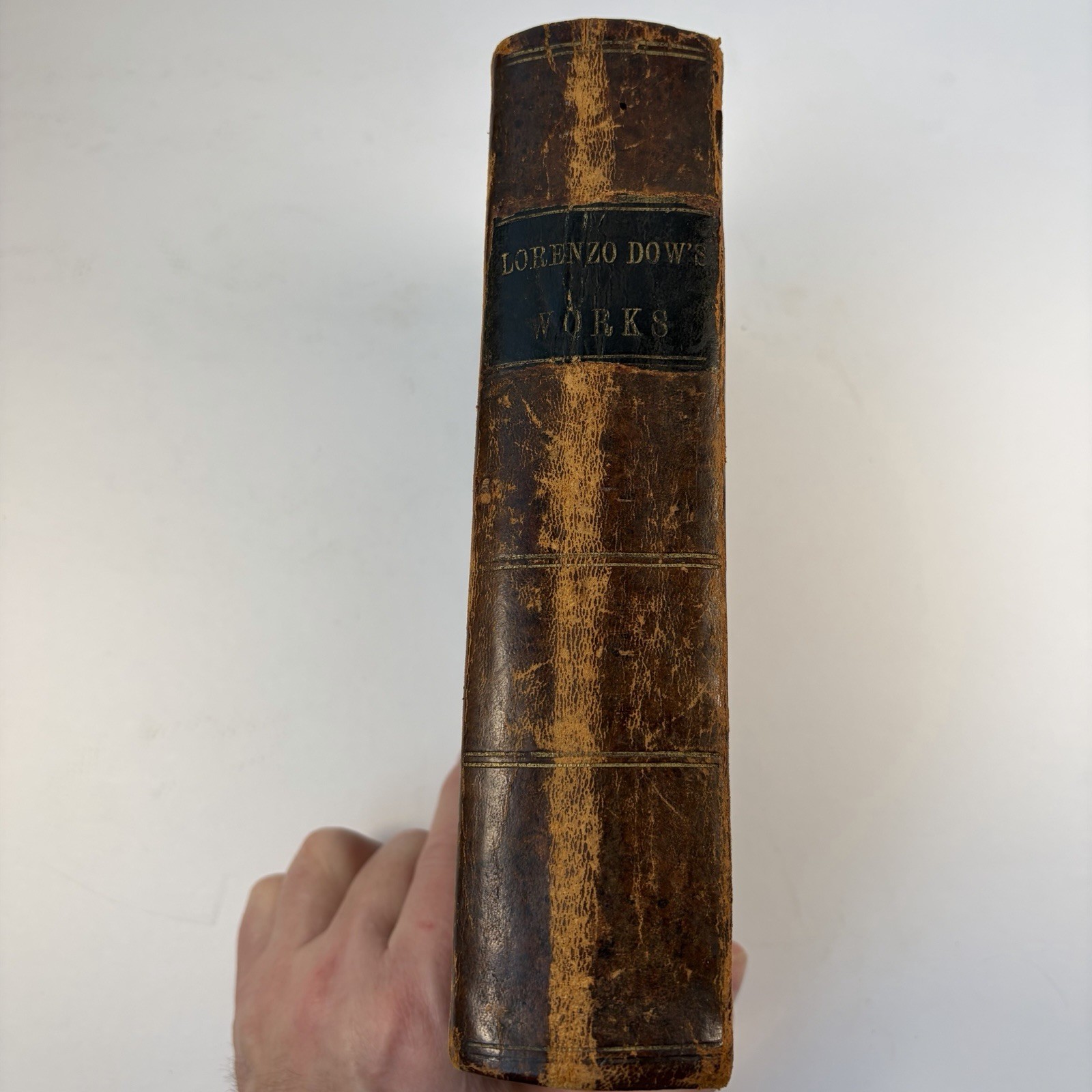 Lorenzo Dow Life & Works 1848 Antique Methodist Americana Book