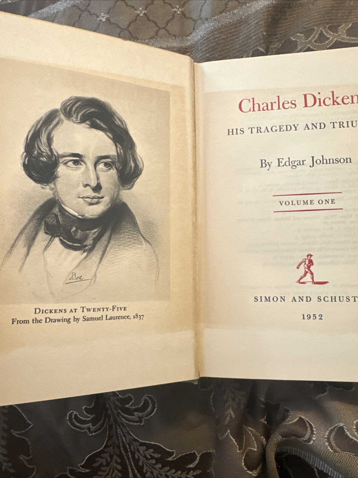 Charles Dickens His Tragedy and Triumph books (Vol I, II) (Hardcover) 1952