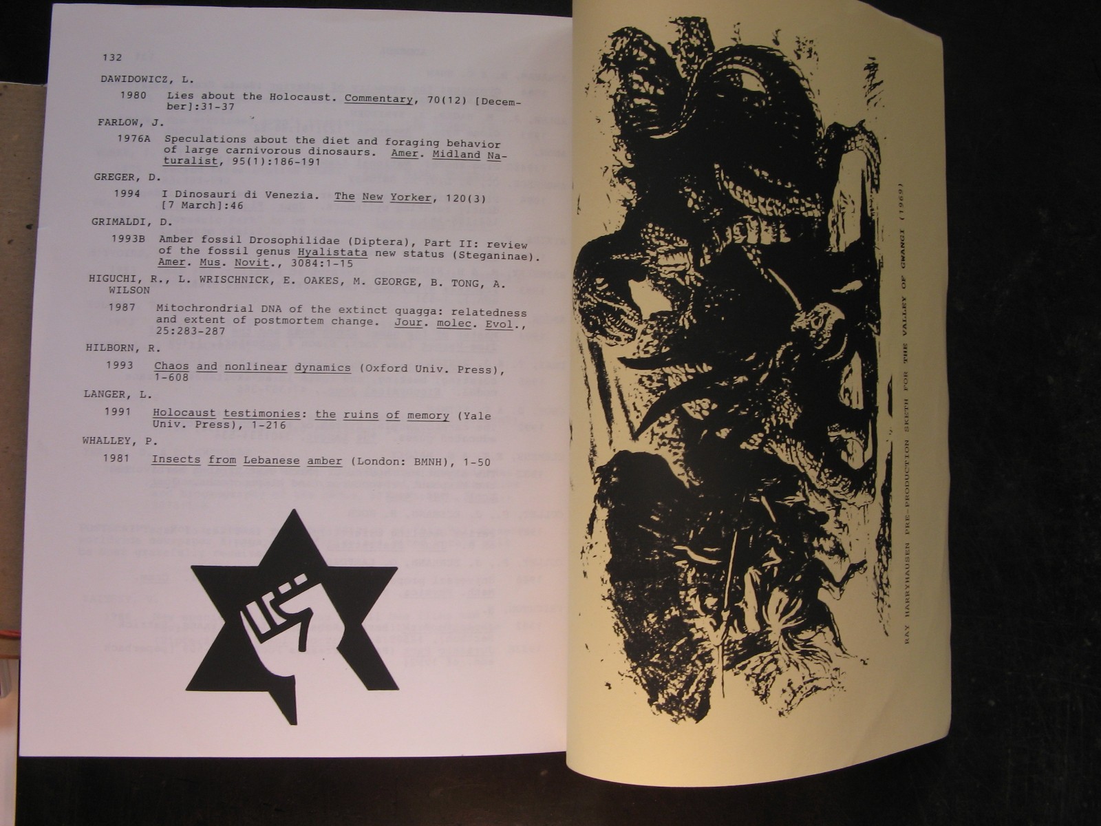 1994 JURASSIC PARK UNAUTHORIZED JEWISH FRACTALS 1st Print Stephen Pickering RARE