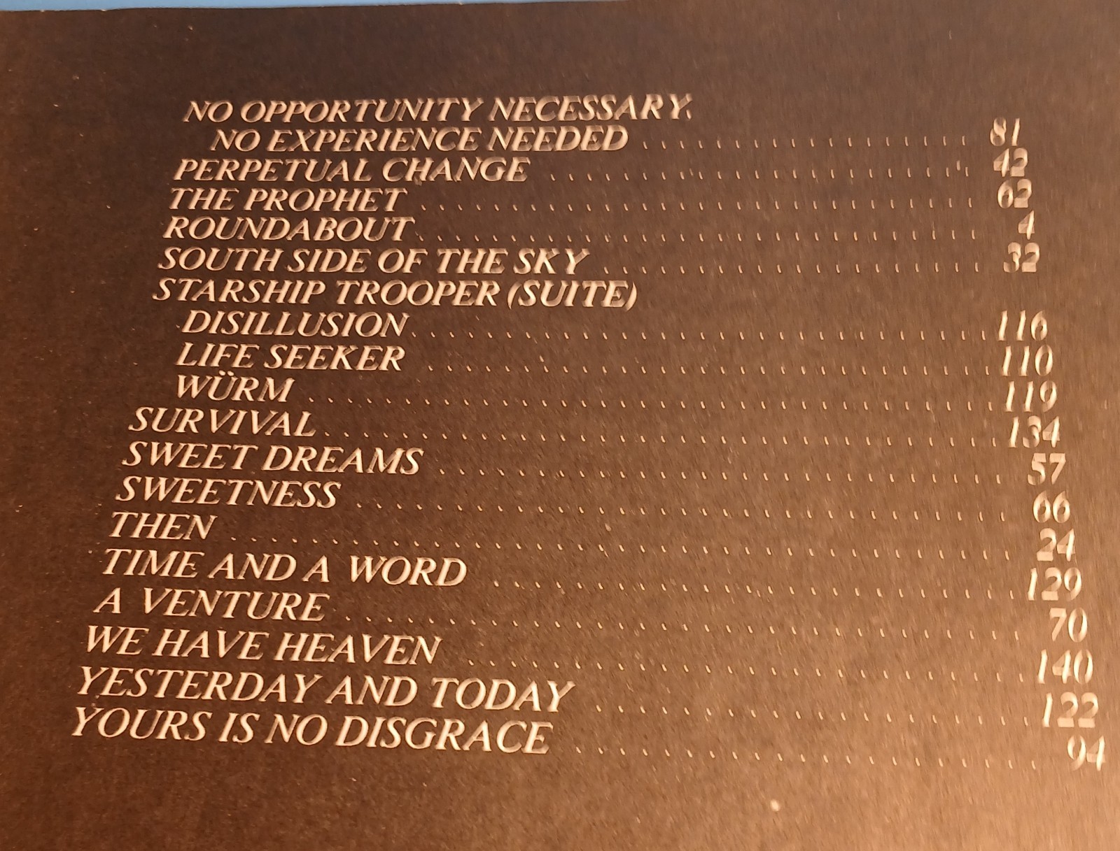 YES Complete Volume One Vintage Song Book Vocal Guitar Sheet Music 1976