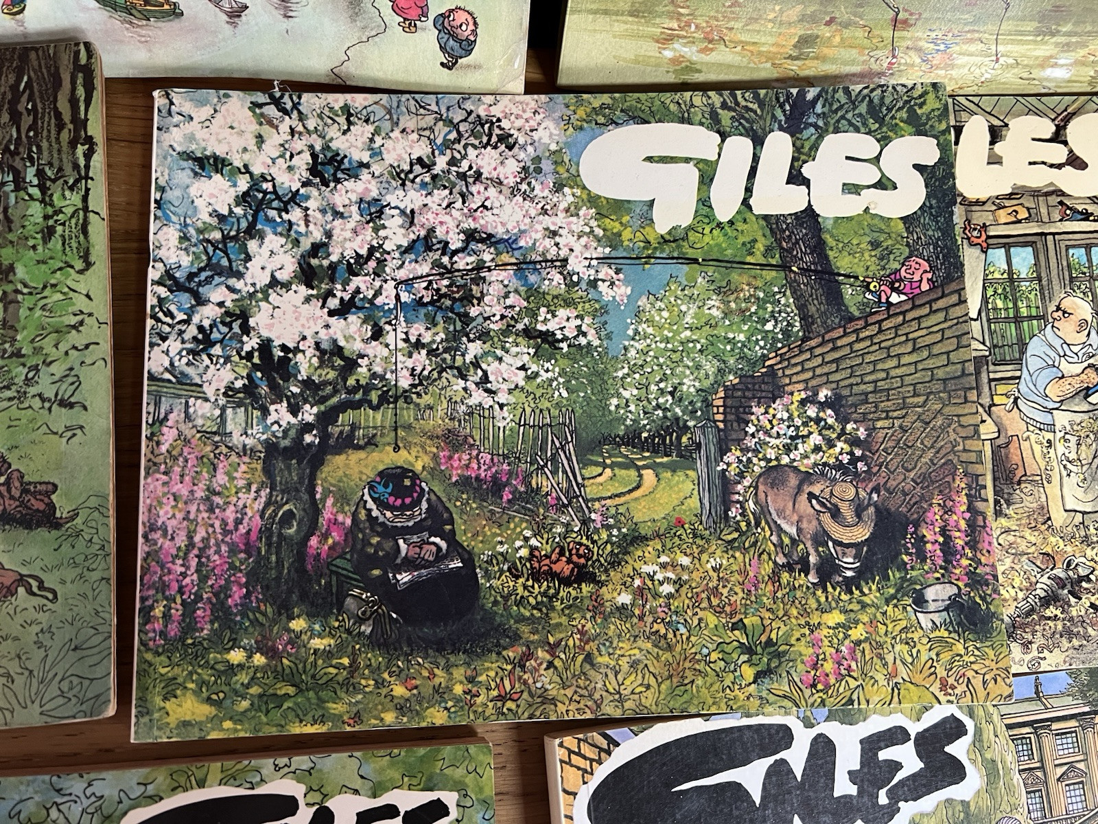 Vintage Giles cartoons annuals 18 issues books collection from 1964 to 2019 mix