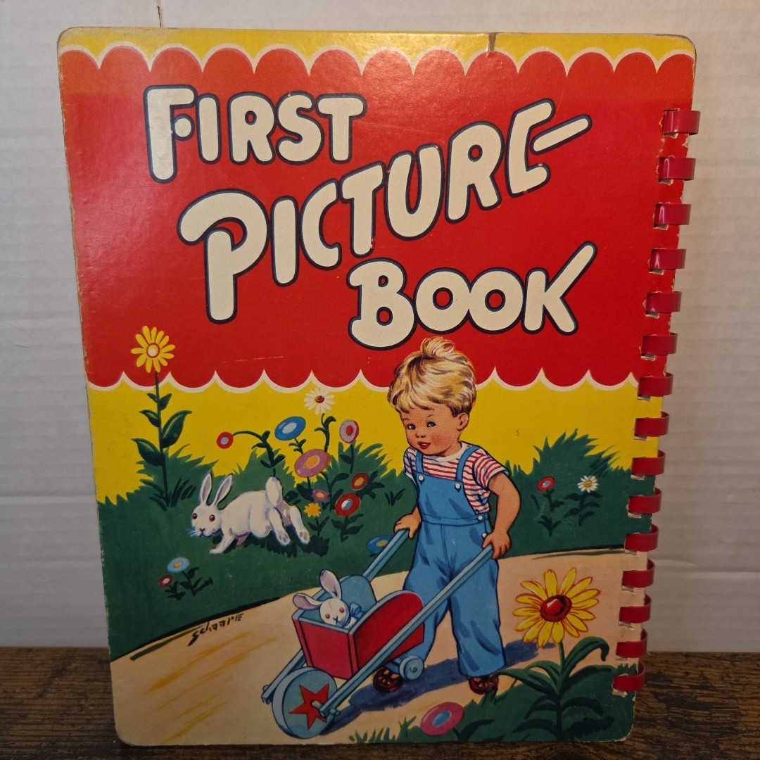 First Picture Book 1955 Children’s Book Hampton Publishing Board Book