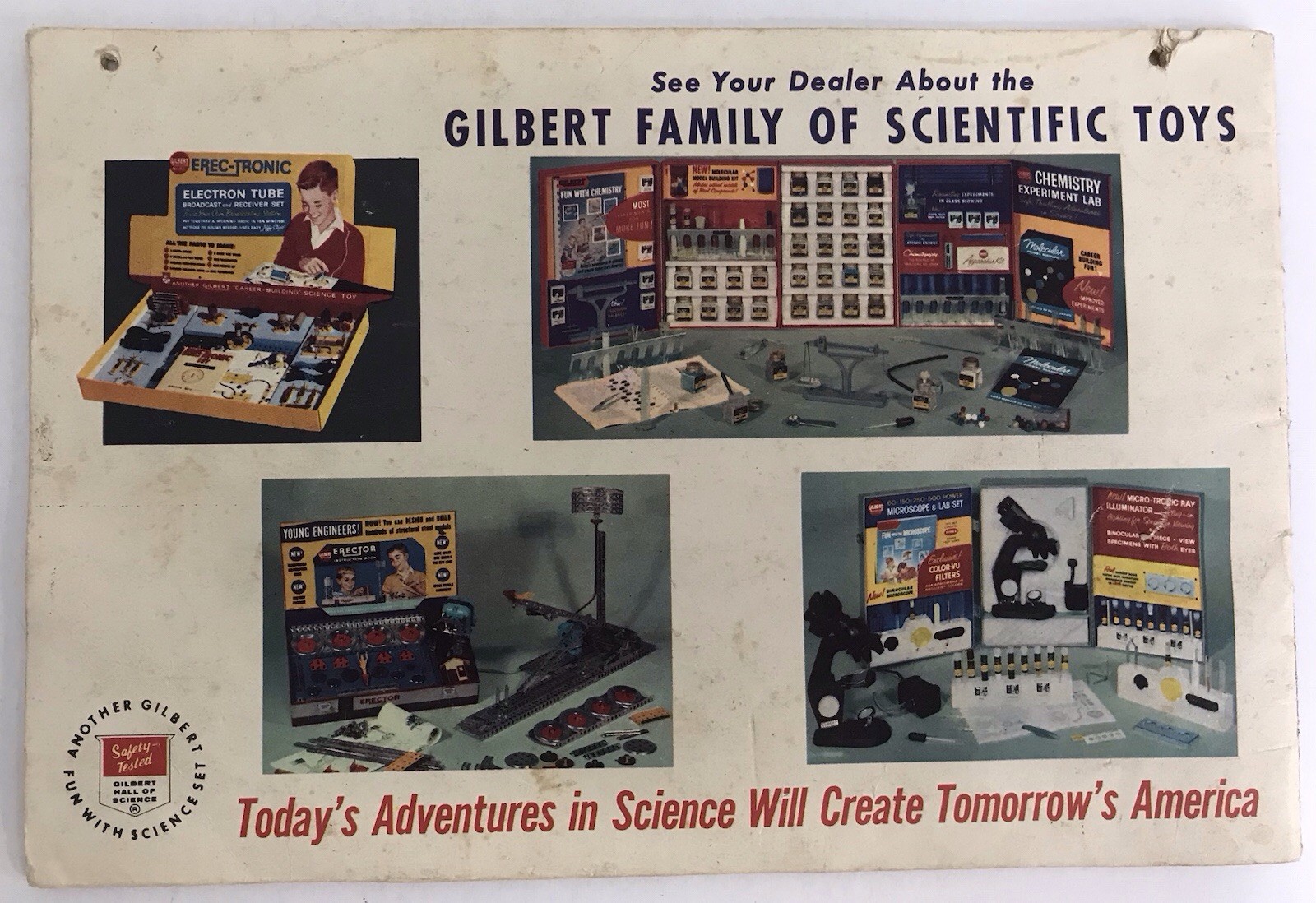 Gilbert ERECTOR 1959 INSTRUCTION BOOK M4712 Sets & Parts Manual Sections 1-5