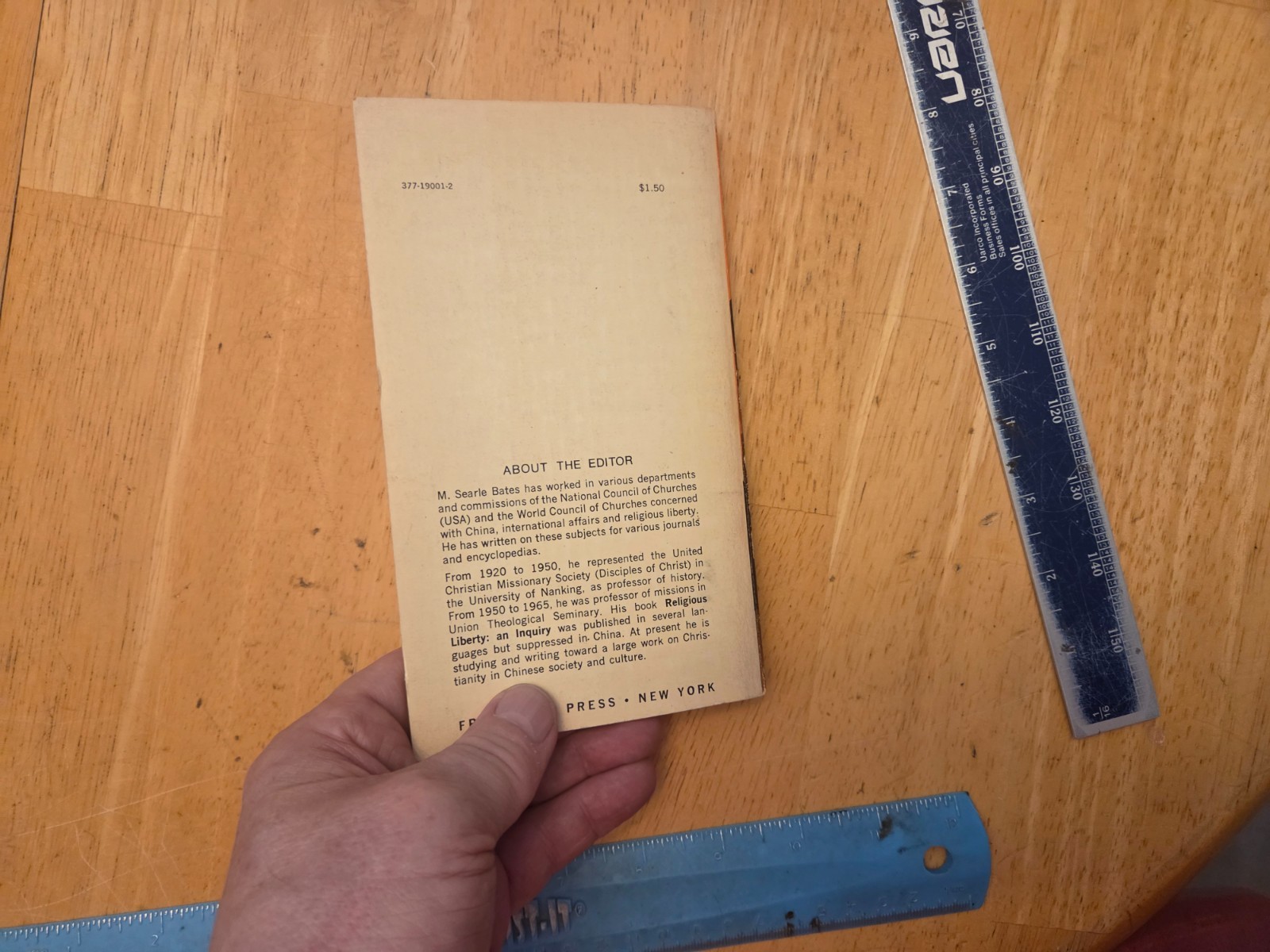 China in Change by M. Searle Bates – 1969 Friendship Press Paperback