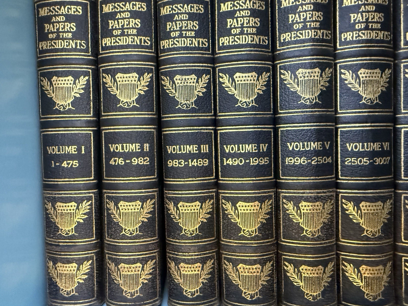 Messages and Papers of the Presidents Vol. 1-20 Complete Set – 1897