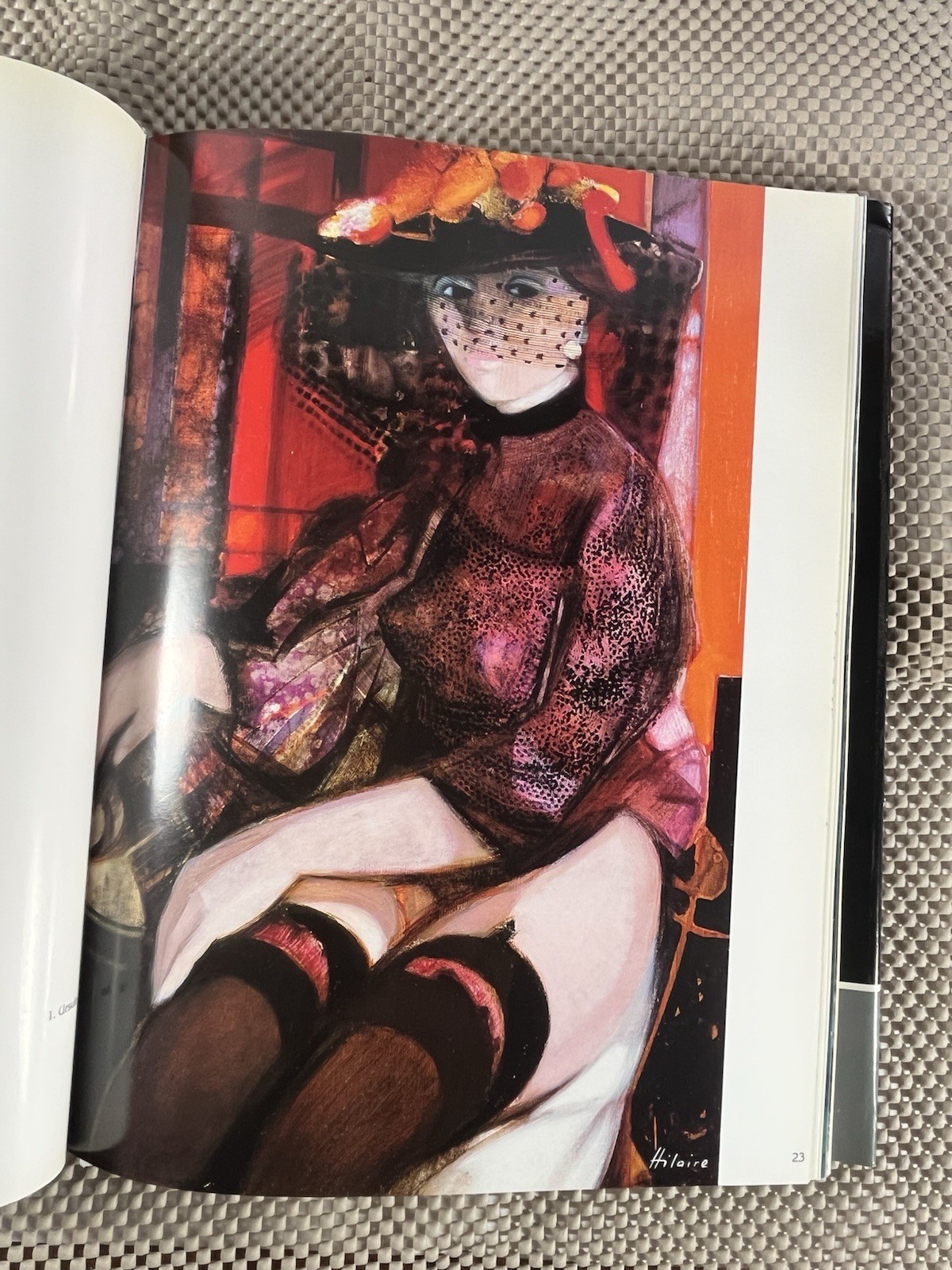 1980s French Art Book ~ Hilaire ~ Éditions Alain Daune Paris ~ No. 484/3000 HC