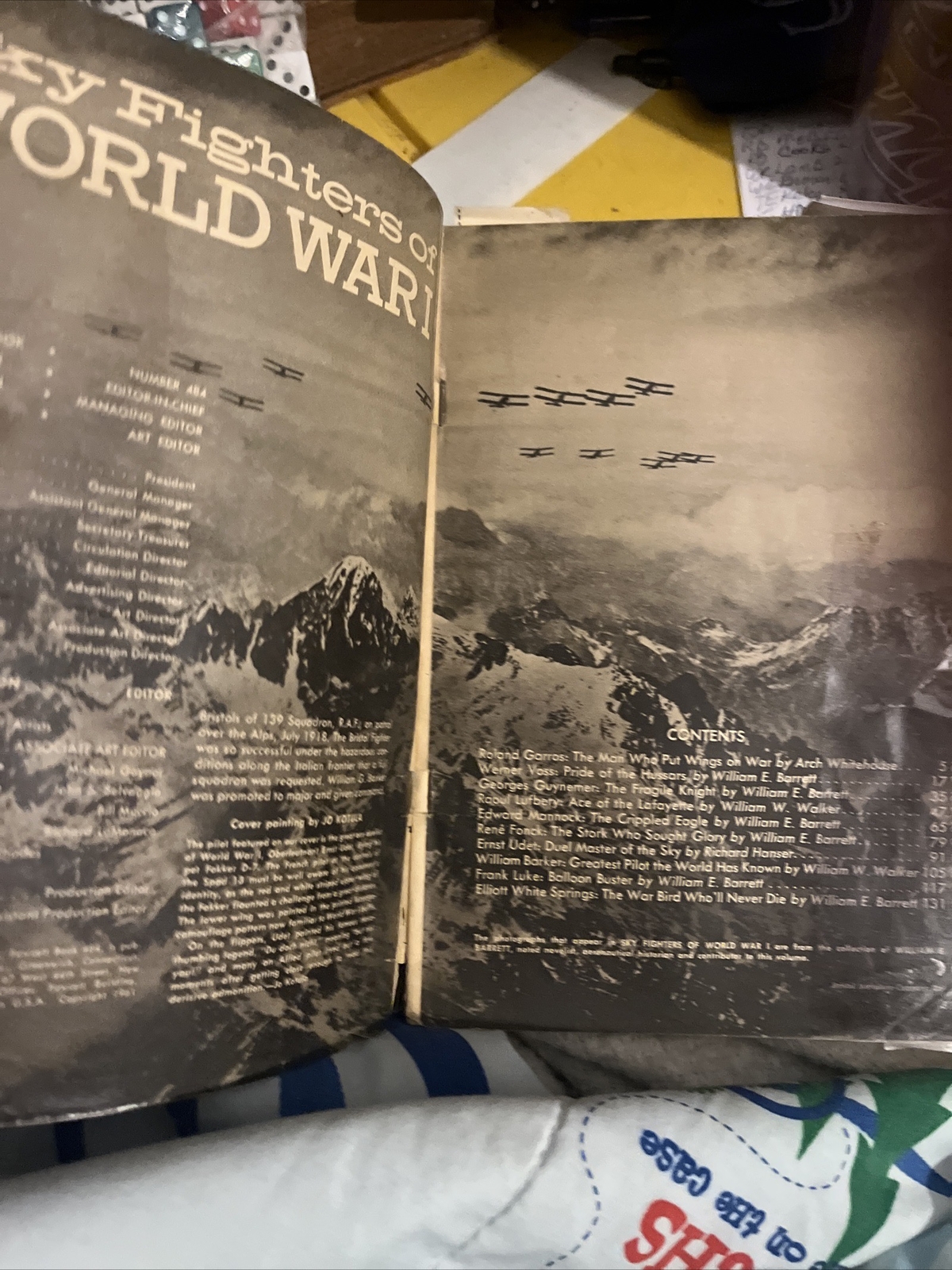 Sky Fighters Of World War I Fawcett How-To Book No. 484 1961 Classic Original