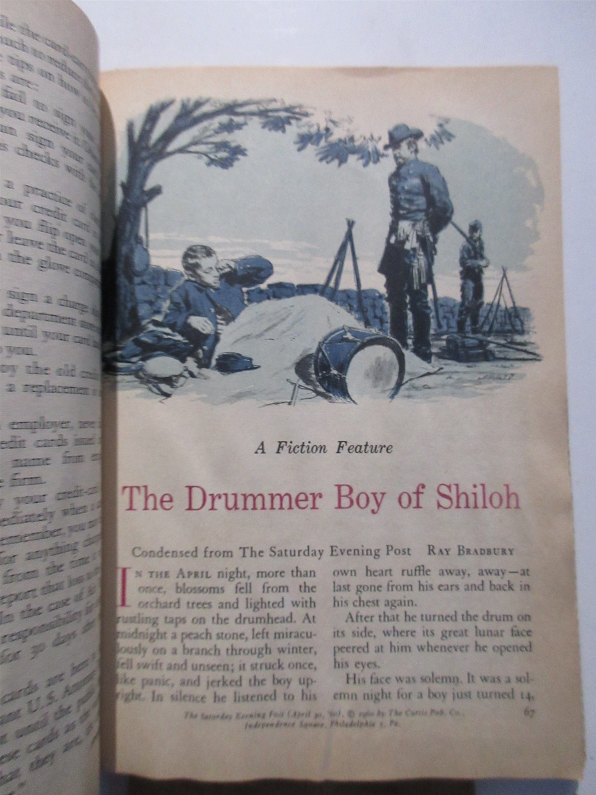 Readers Digest April 1961 John G. Hubbell Ray Bradbury Pancho Segura