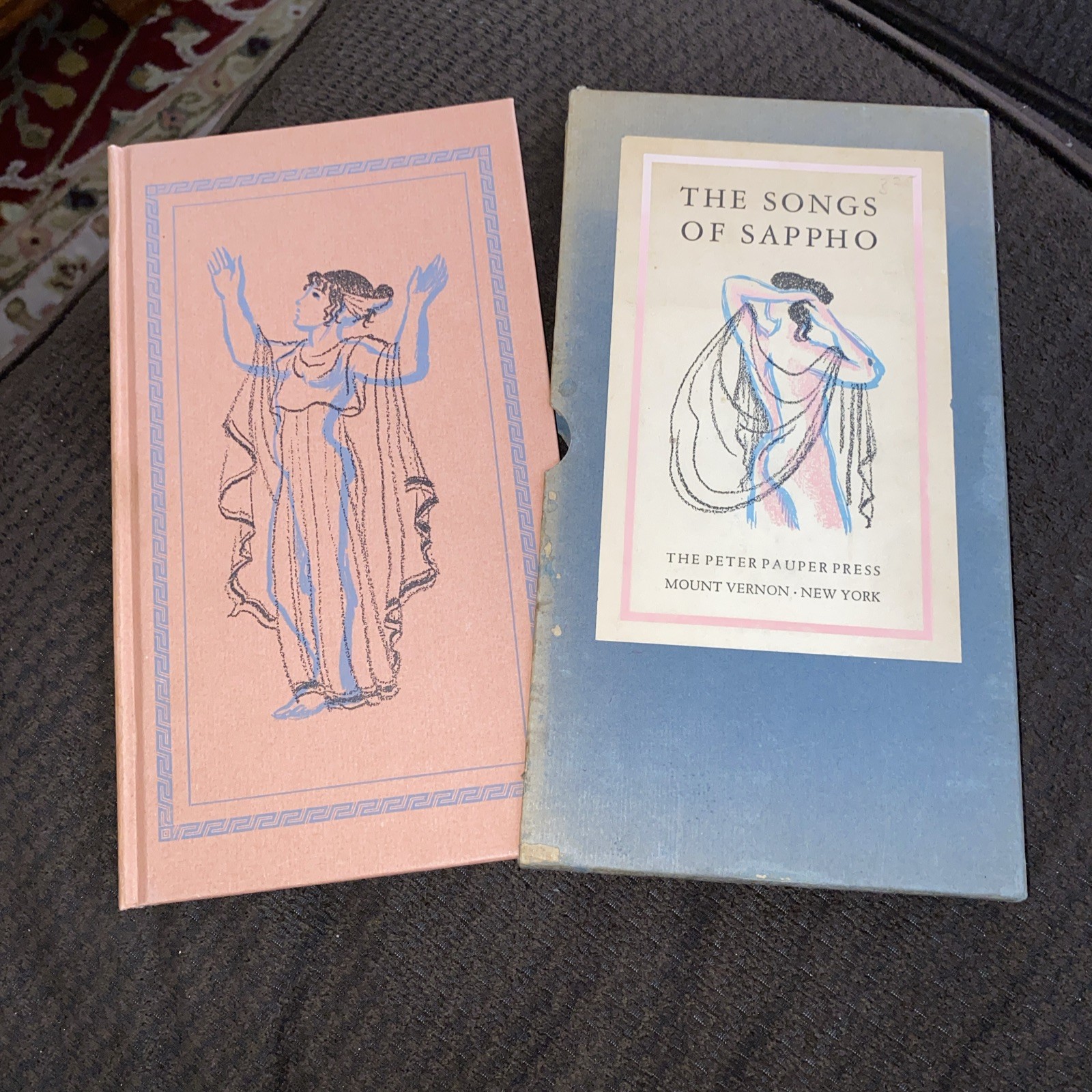 1942 The Songs Of Sappho~McPharlin~ Slipcase~ Peter Pauper ~ One Of 1650 Copies