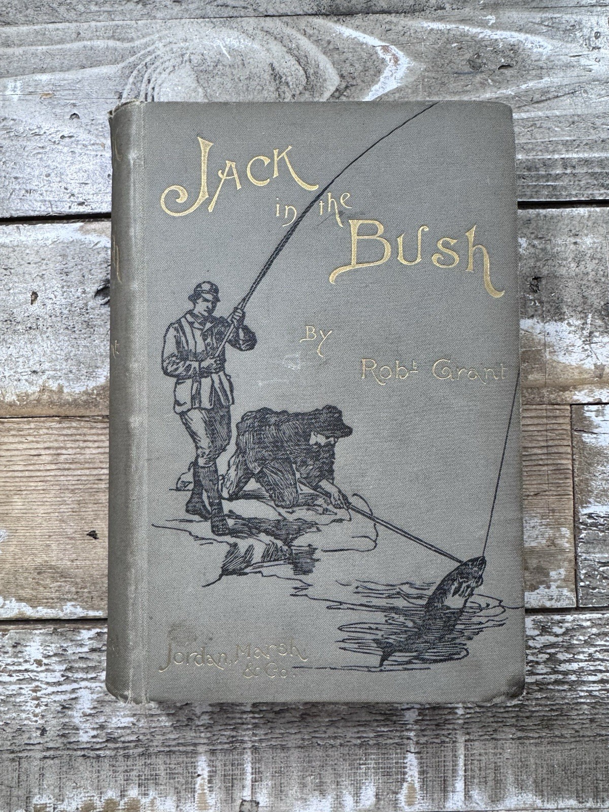 1892 Antique Juvenile Fiction “Jack in the Bush” Illustrated