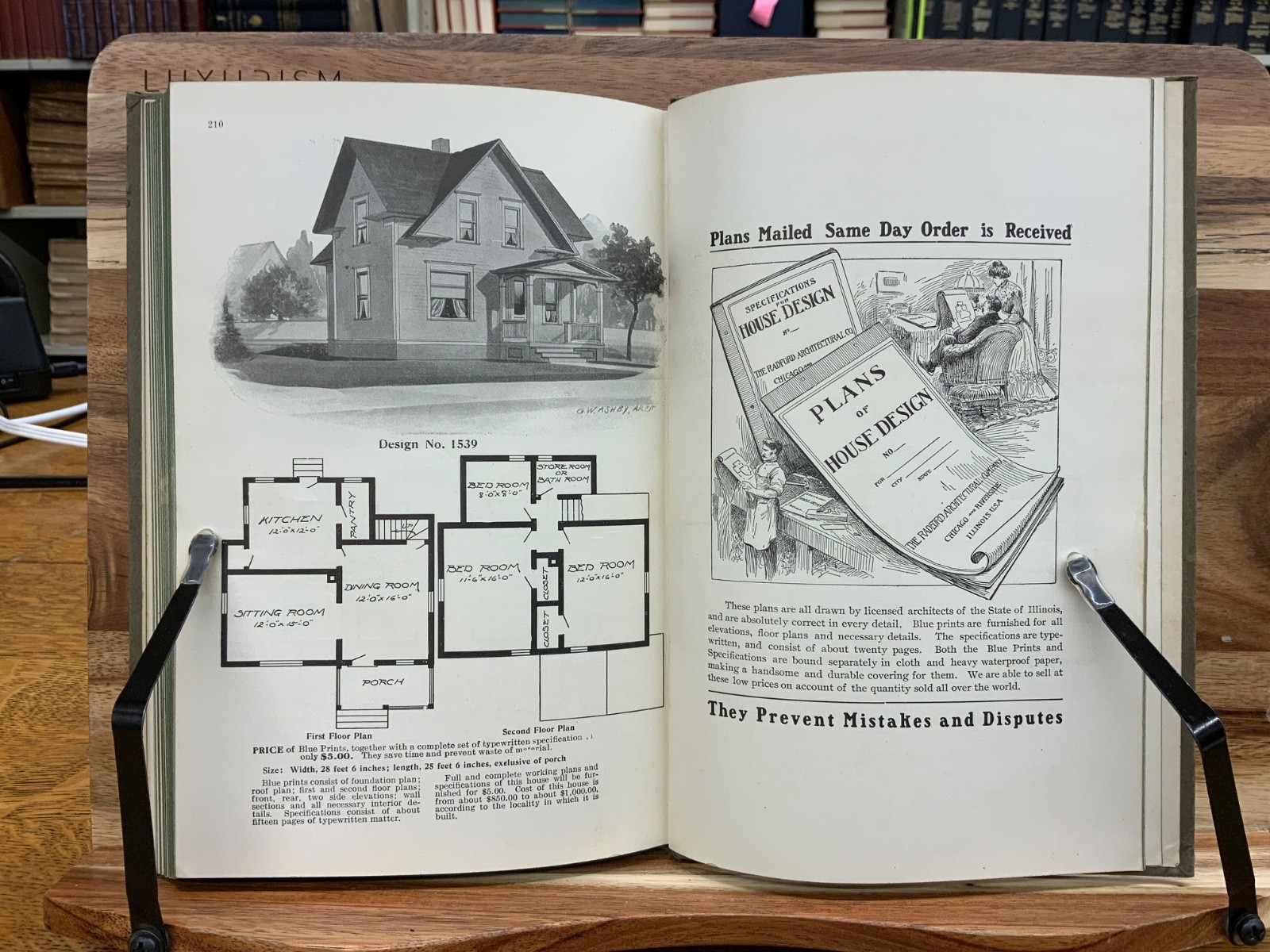 1907 Lumberman’s House Plan Book William Radford 1st Edition Chicago Imprint