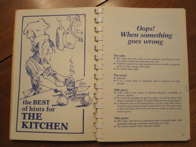 VINTAGE 1980 MARY ELLEN’S BEST OF HELPFUL HINTS SPIRAL BOOK 125 PAGES