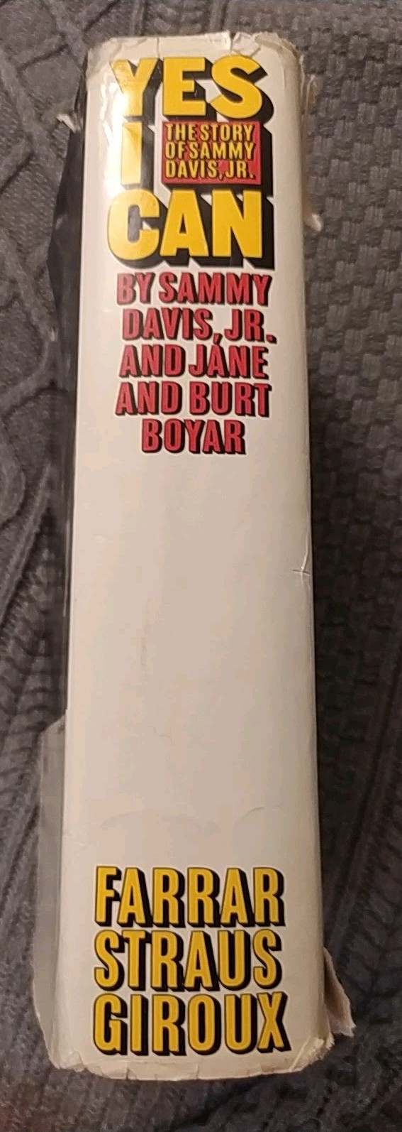 YES I CAN SAMMY DAVIS JR RAT PACK CIVIL RIGHTS HOLLYWOOD MEMOIR 1965 LAS VEGAS