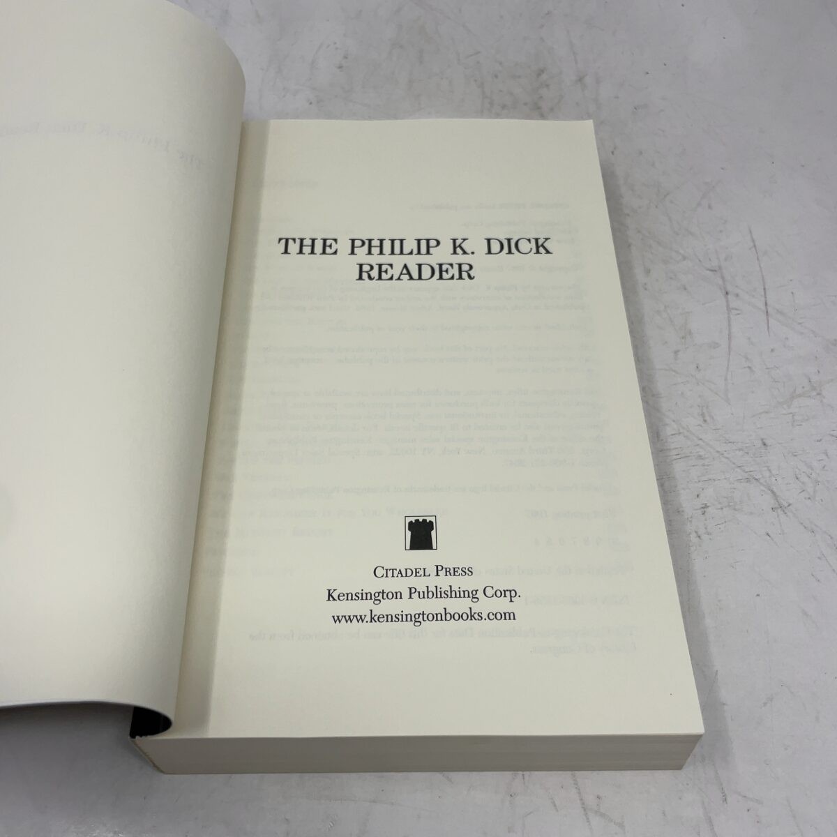 The Philip K. Dick Reader by Philip K. Dick PB First Thus Like New 1997
