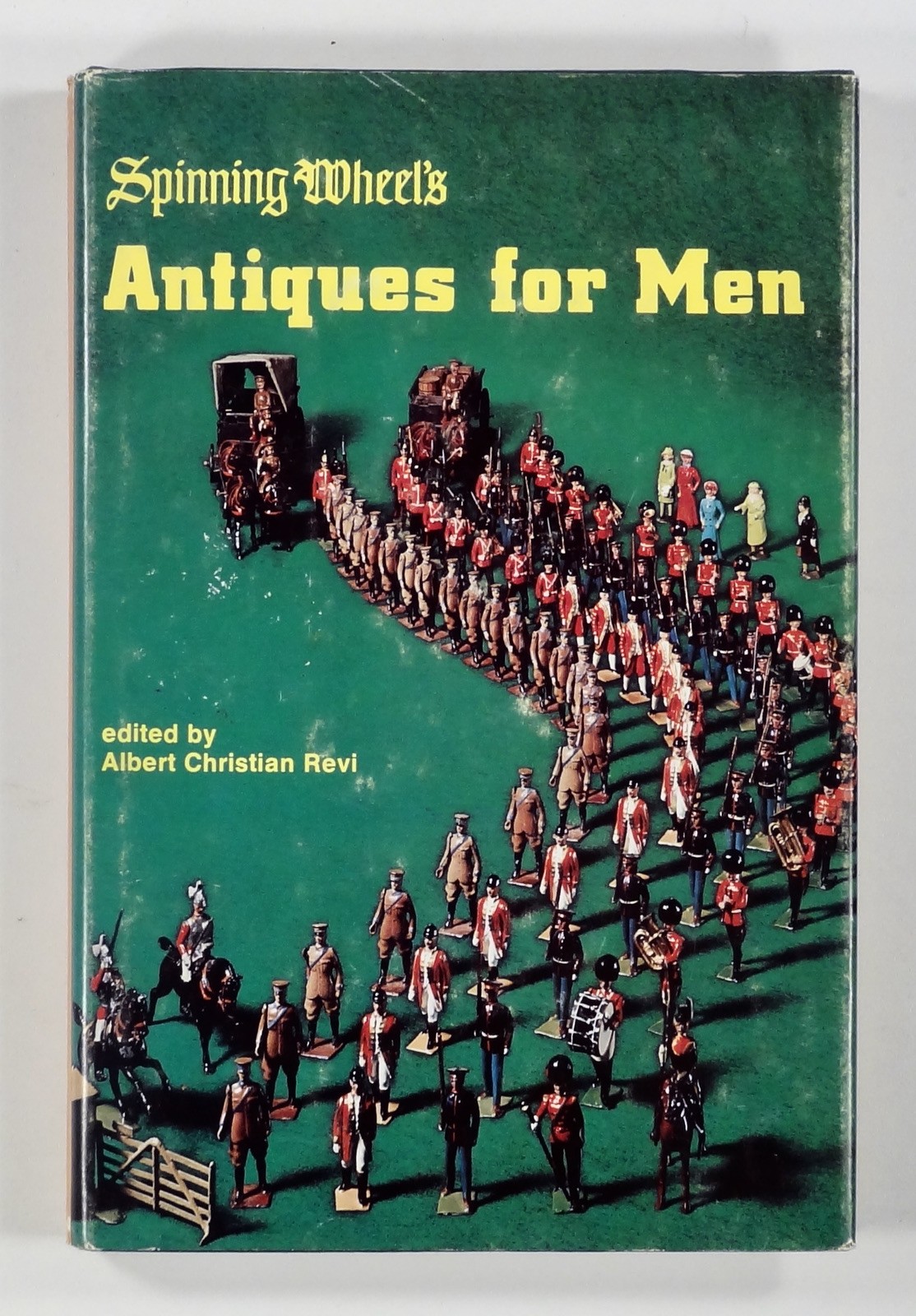 1974 Revi SPINNING WHEEL’S ANTIQUES FOR MEN collecting guide HC/DJ tobacciana &c