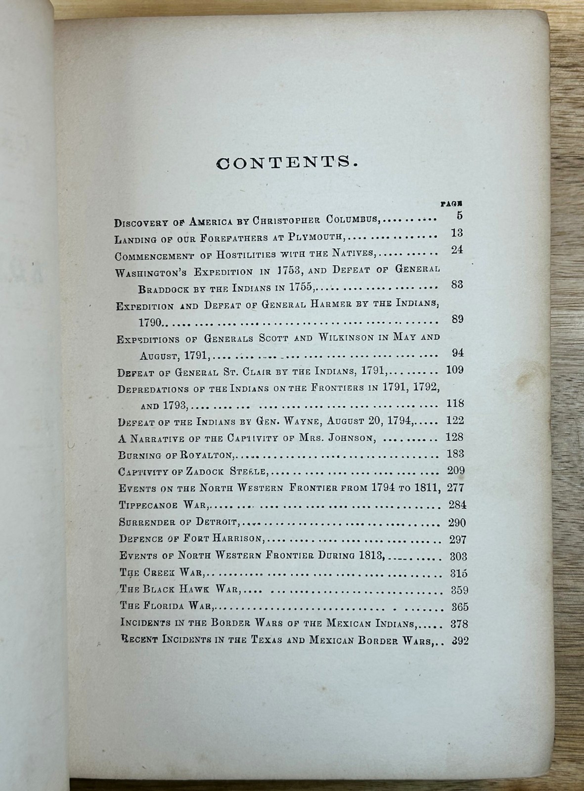 Indian Battles, Captivities, Adventures 1859 John Frost Illustrated Native Am.