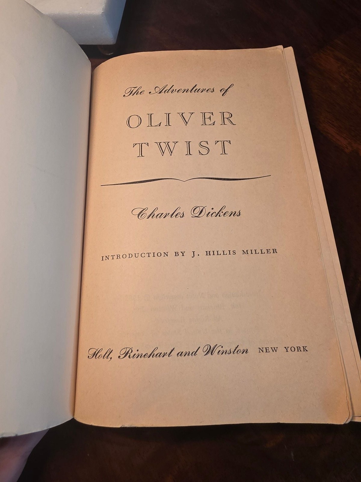 Oliver Twist by Charles Dickens, Rinehart Editions