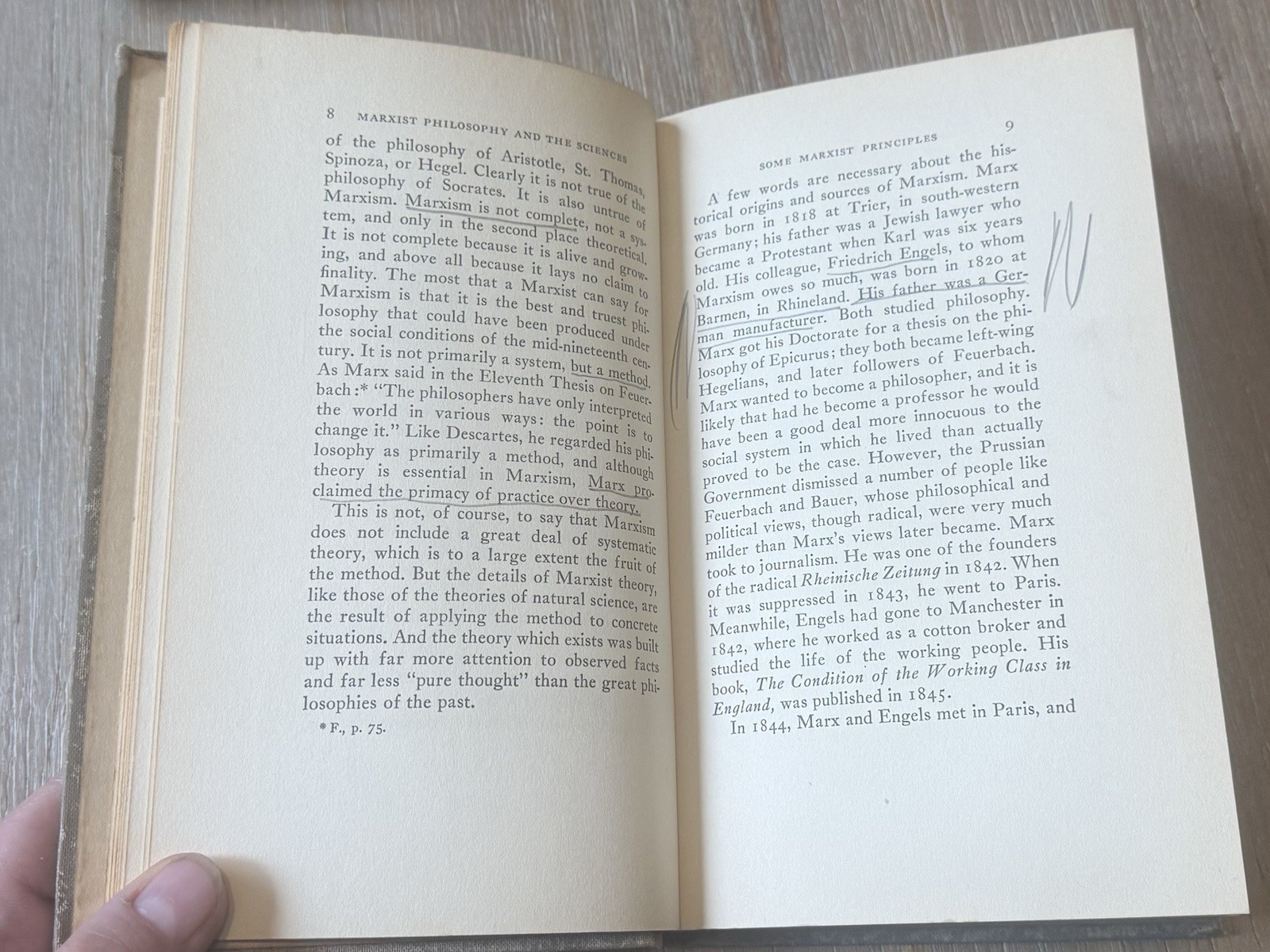 The Marxist Philosophy and the Sciences by J.B.S. Haldane 1939 Hardcover