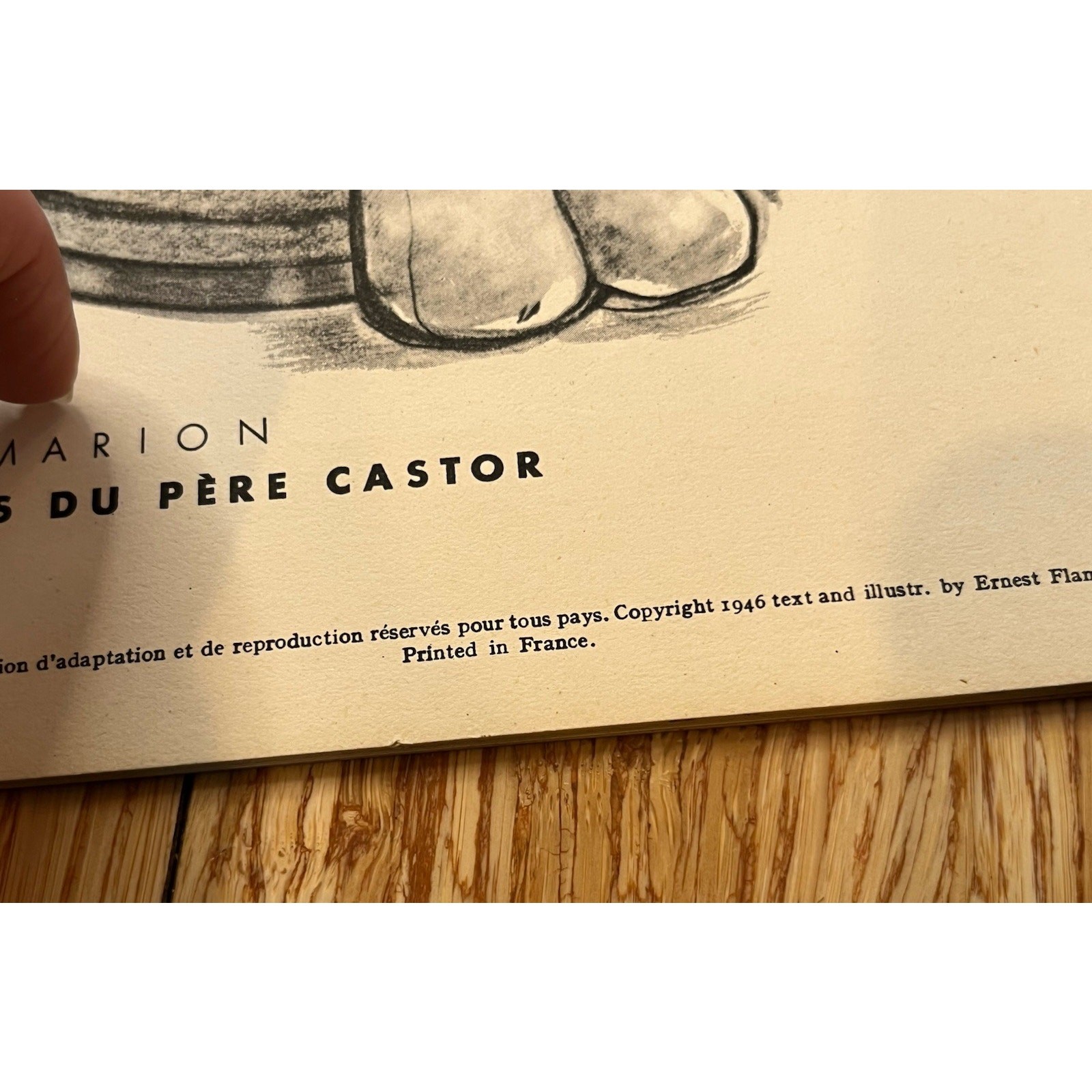 LE SECRET DE MAÎTRE CORNILLE ALBUM DU PÈRE CASTOR ALPHONSE DAUDET 1946 PB