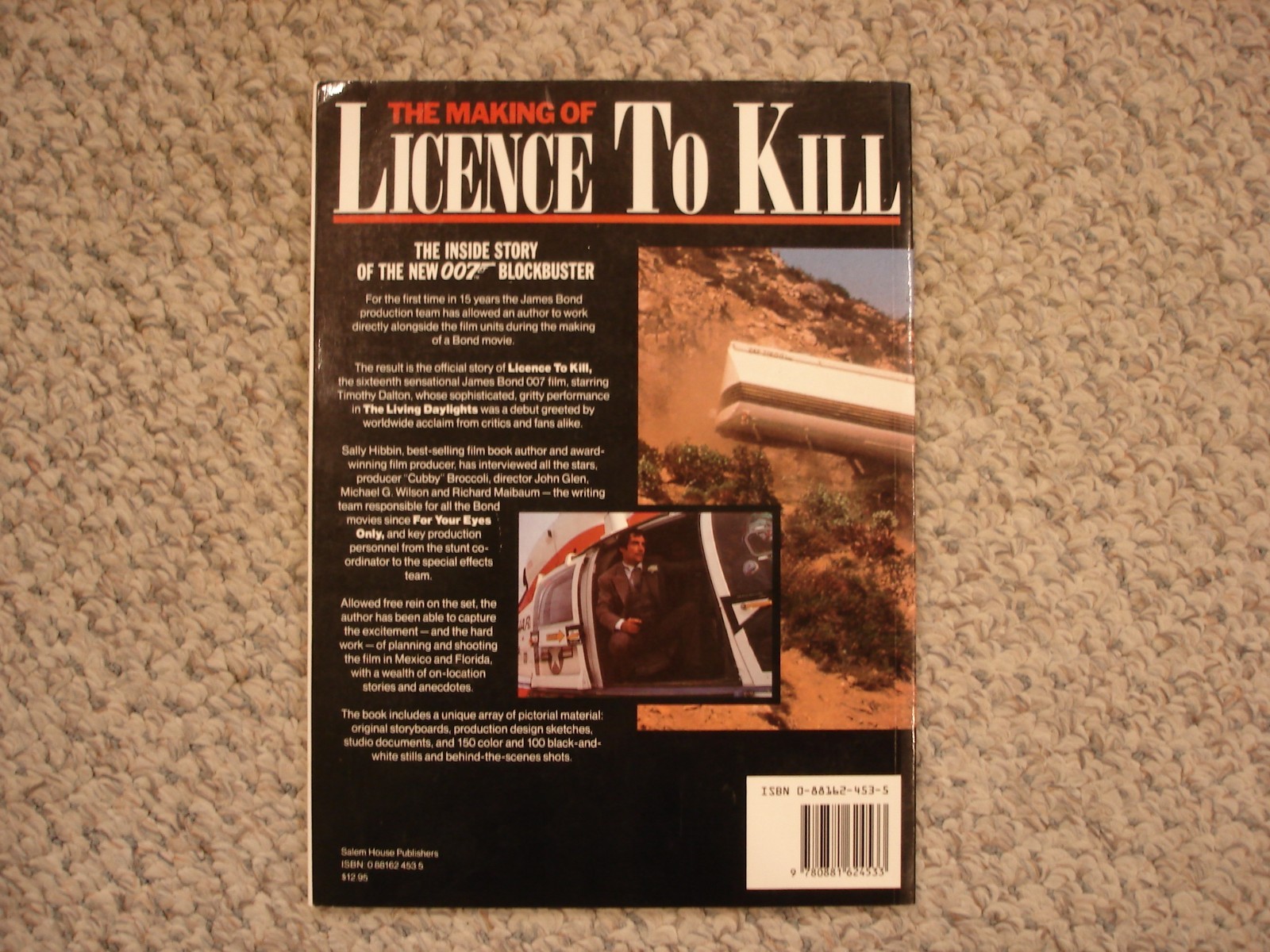 The Making Of A Licence To Kill movie tie in trade paperback 1989 James Bond 007