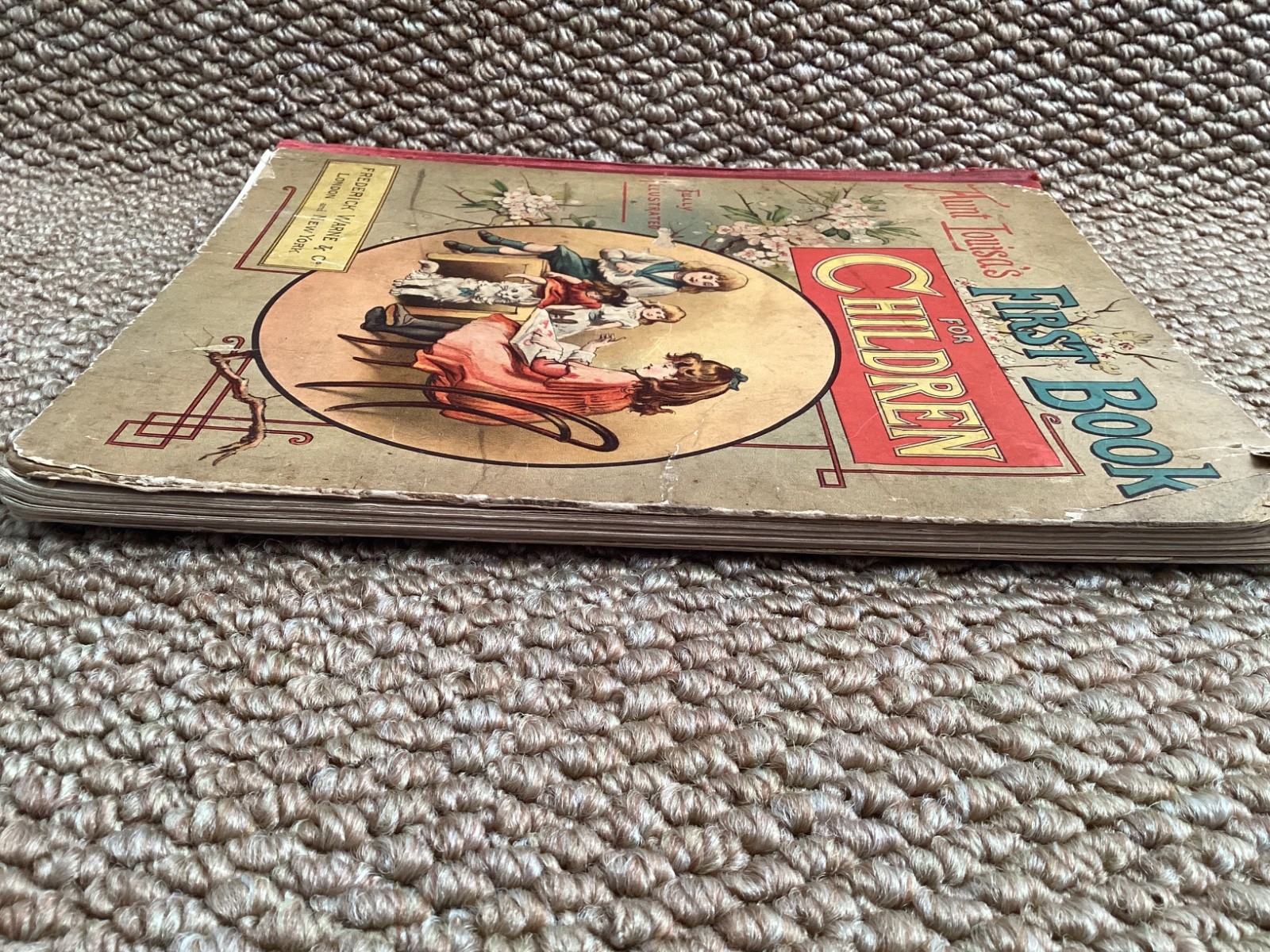 AUNT LOUISA’S FIRST BOOK FOR CHILDREN HB FREDERICK WARNE & CO LOUIS WAIN ANTIQUE
