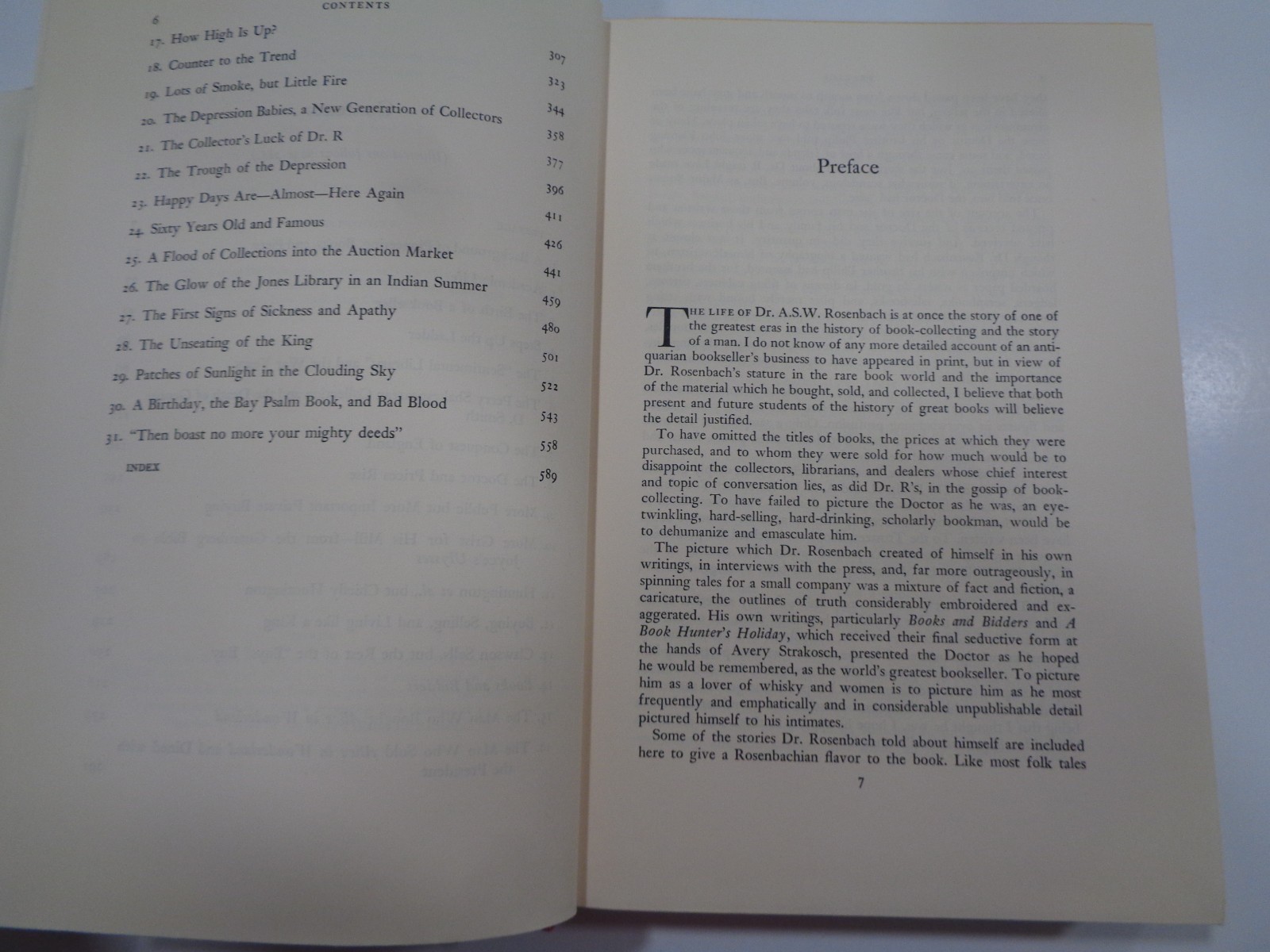 Rosenbach A Biography HBDJ 1st Edition 2nd Printing Bibliophile Rare Book Seller