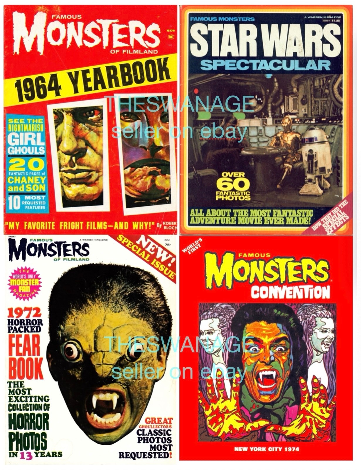 CREEPY, EERIE, VAMPIRELLA MAGAZINES FULL RUNS (400+ issues!) + EXTRAS on USB