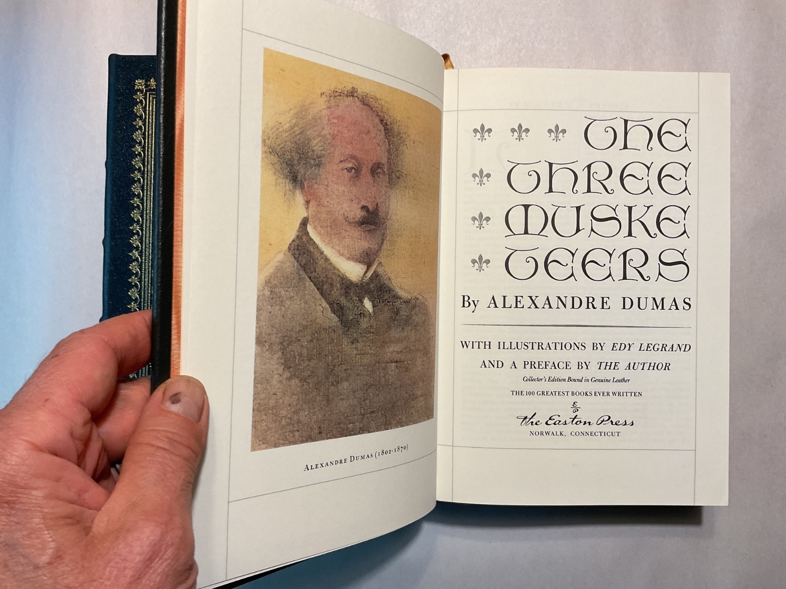 Easton Press Alexandre Dumas Count Of Monte Cristo & Three Musketeers