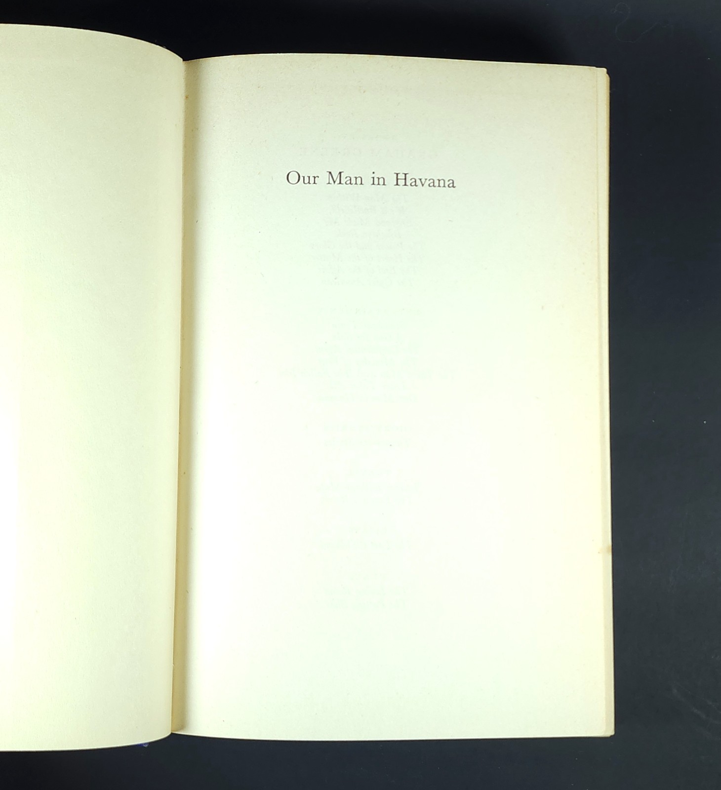 Our Man in Havana Graham Greene First Edition Original Dust Jacket 1958 Cuba