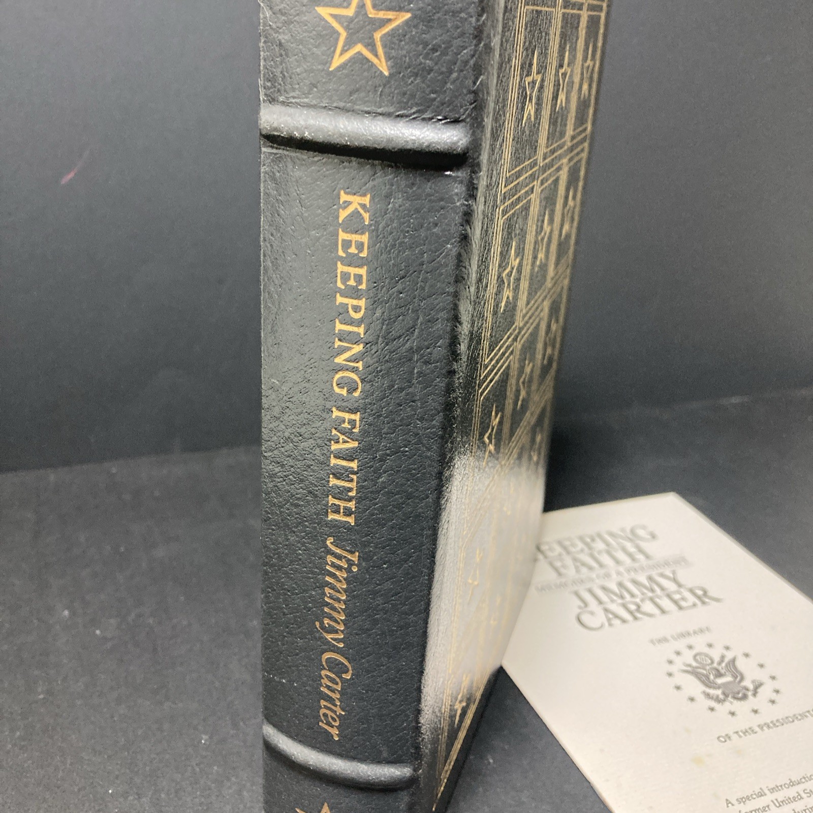 *SIGNED – Easton Press KEEPING FAITH | JIMMY CARTER – Collector’s Edition