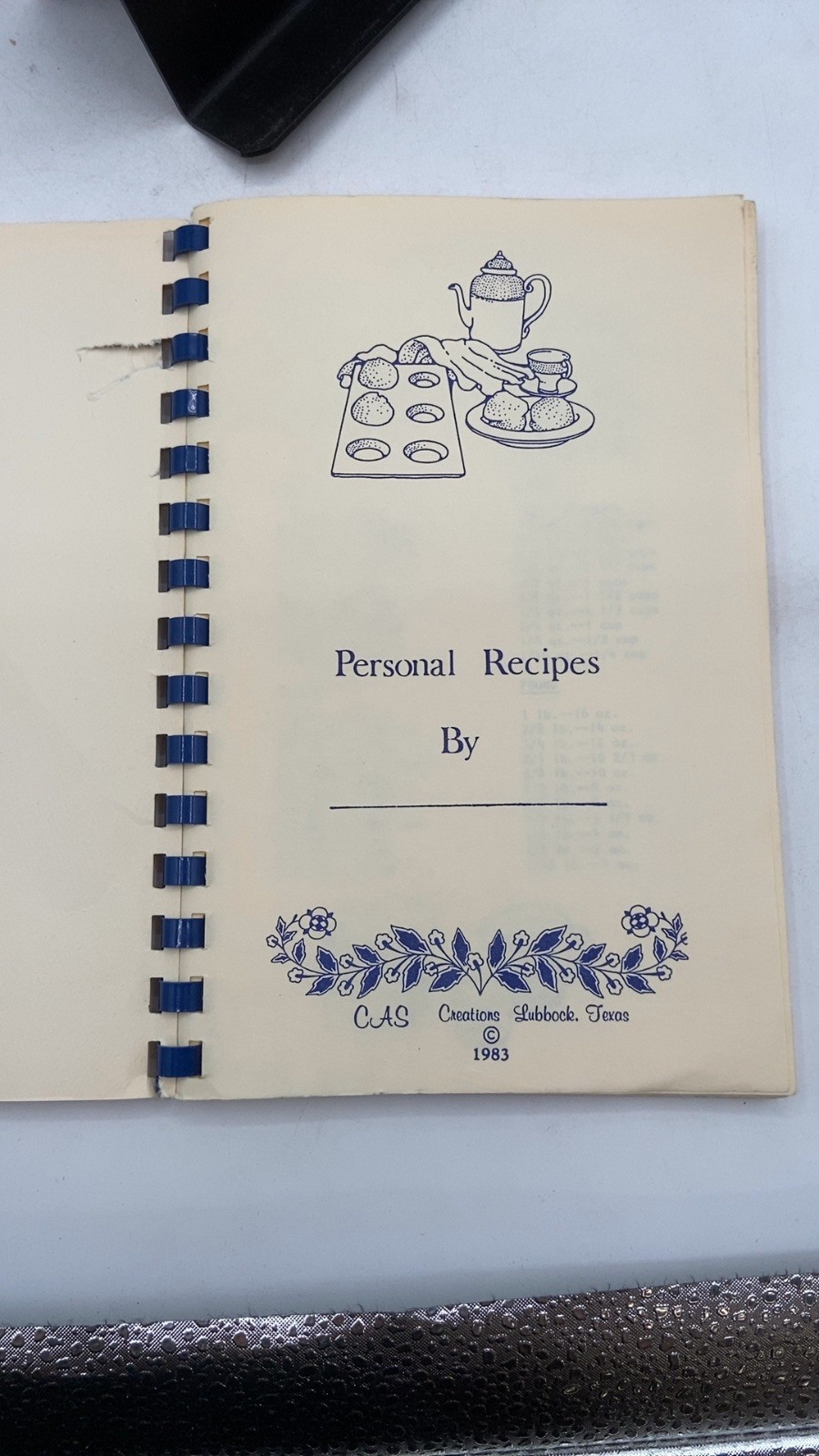 Create Your Cook Book 1983