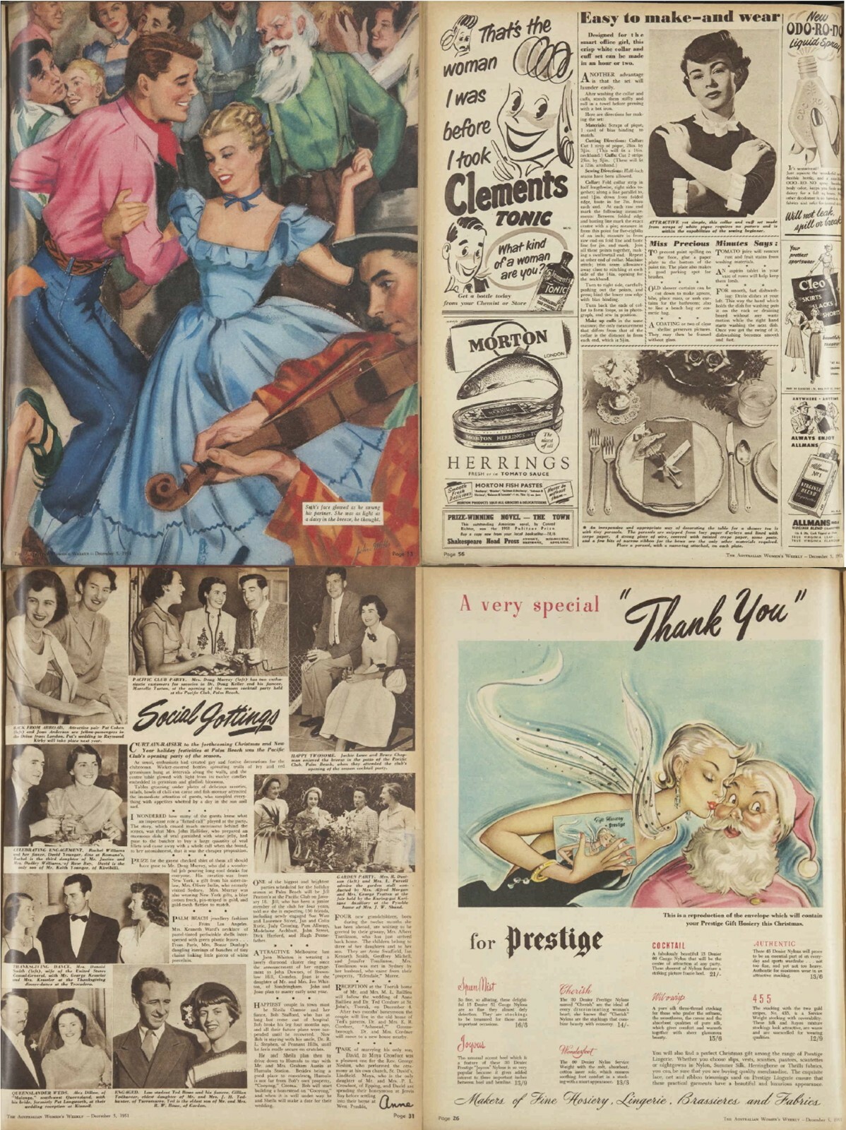The Australian Women’s Weekly Magazine Vol.7 (1951-1953) – 157 Old Issues on DVD