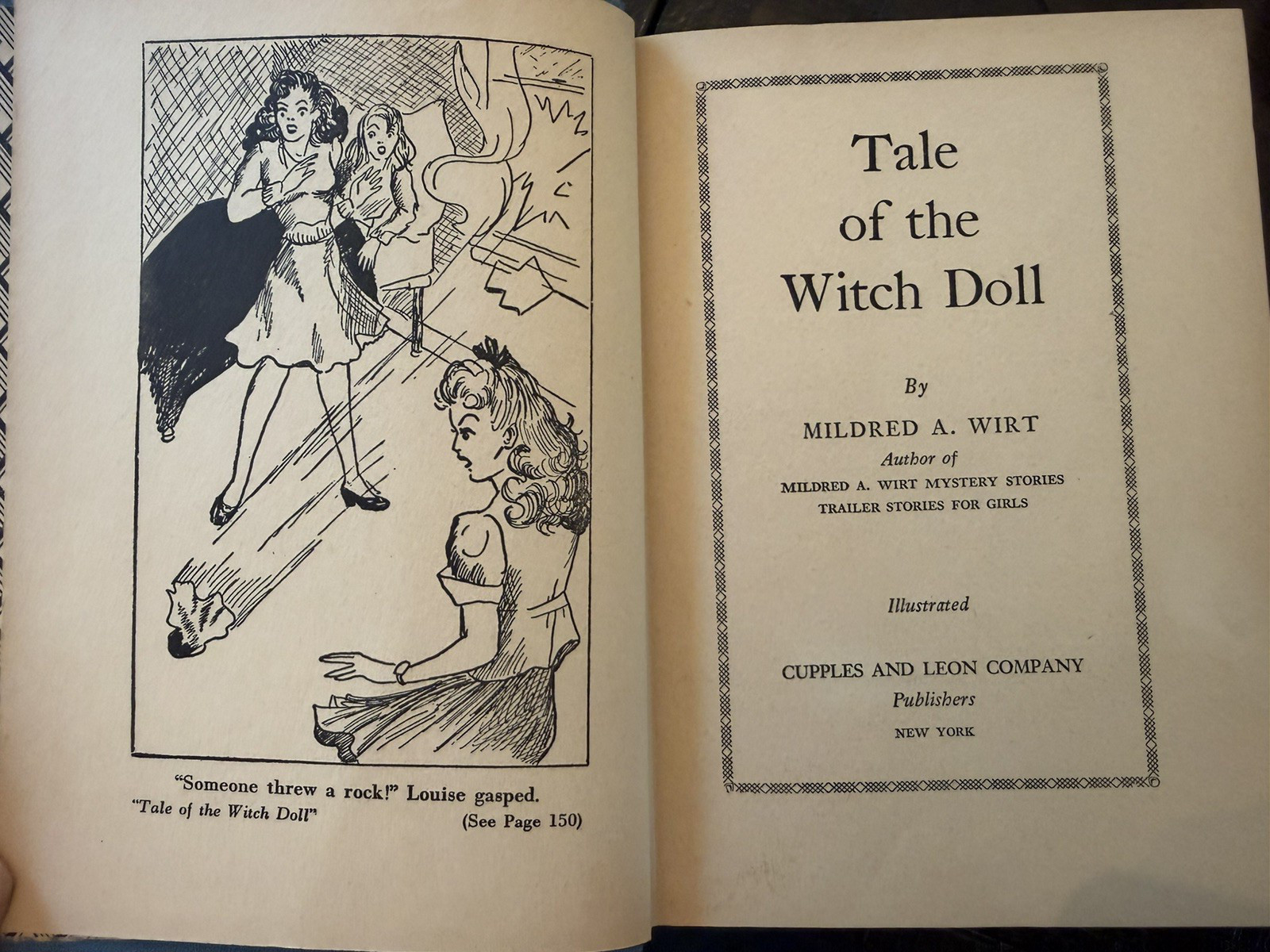 Penny Parker Mystery Stories – Tale of the Witch Doll #1 Mildred Wirt 1939 HC DJ