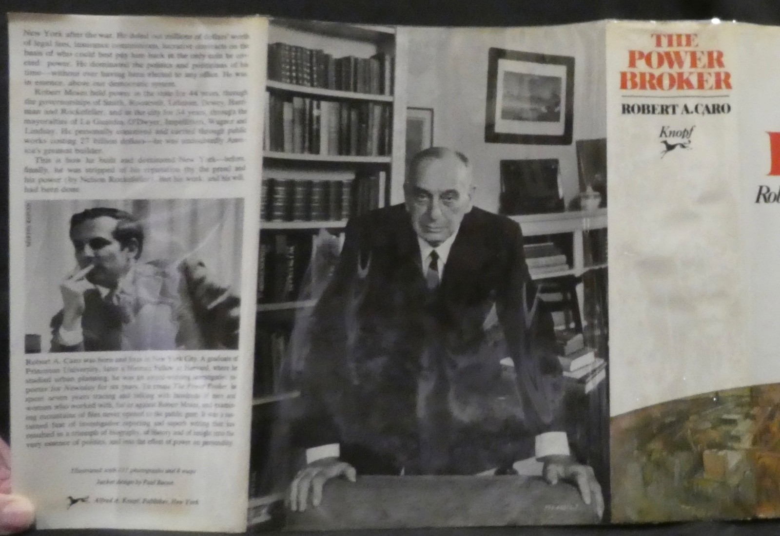 Caro, Robert A. The Power Broker. Robert Moses & the Fall of New York. Inscribed