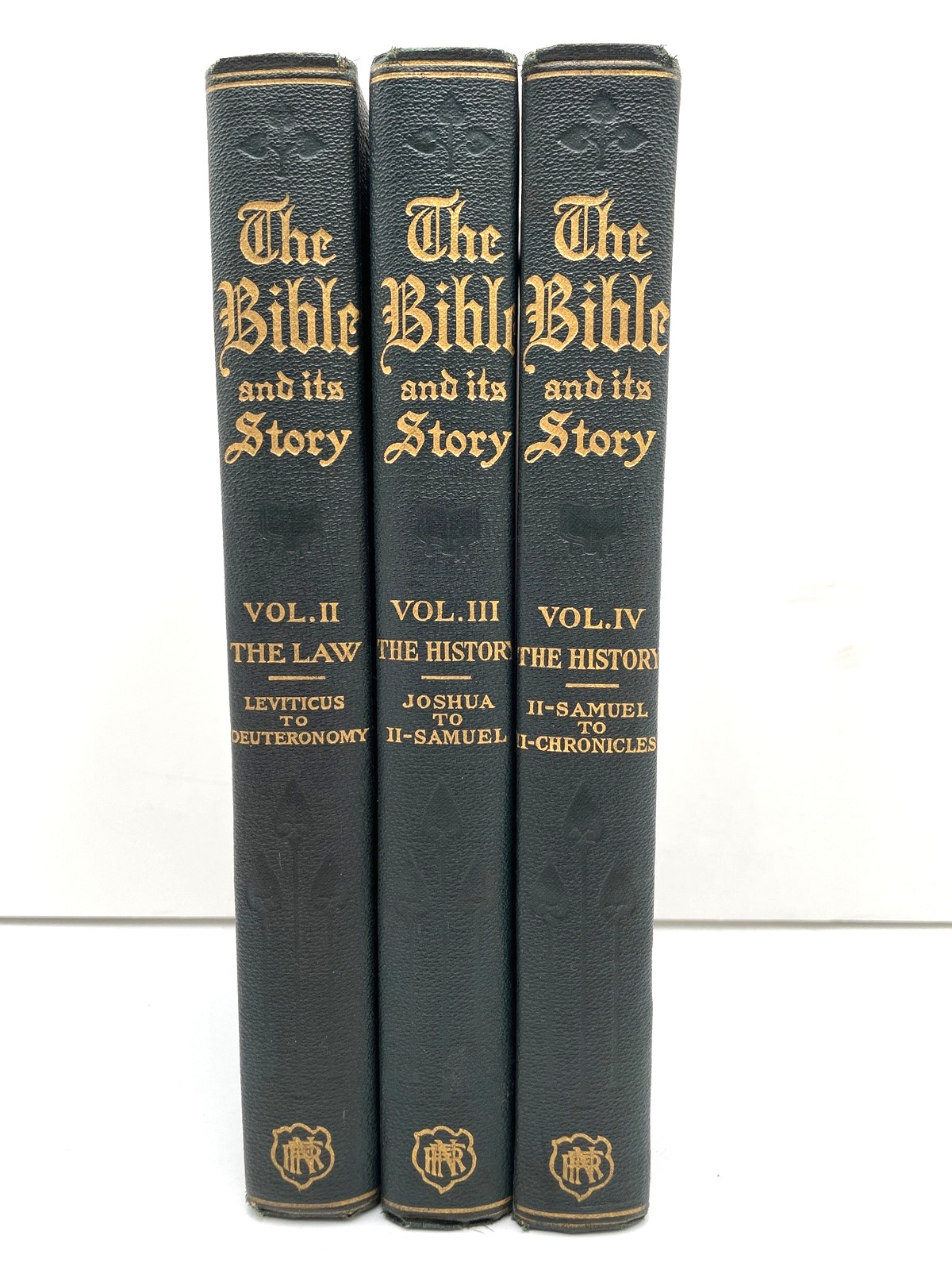 The Bible And Its Story Vol II-IV 1910 Hardcover Books By Francis R. Niglutsch