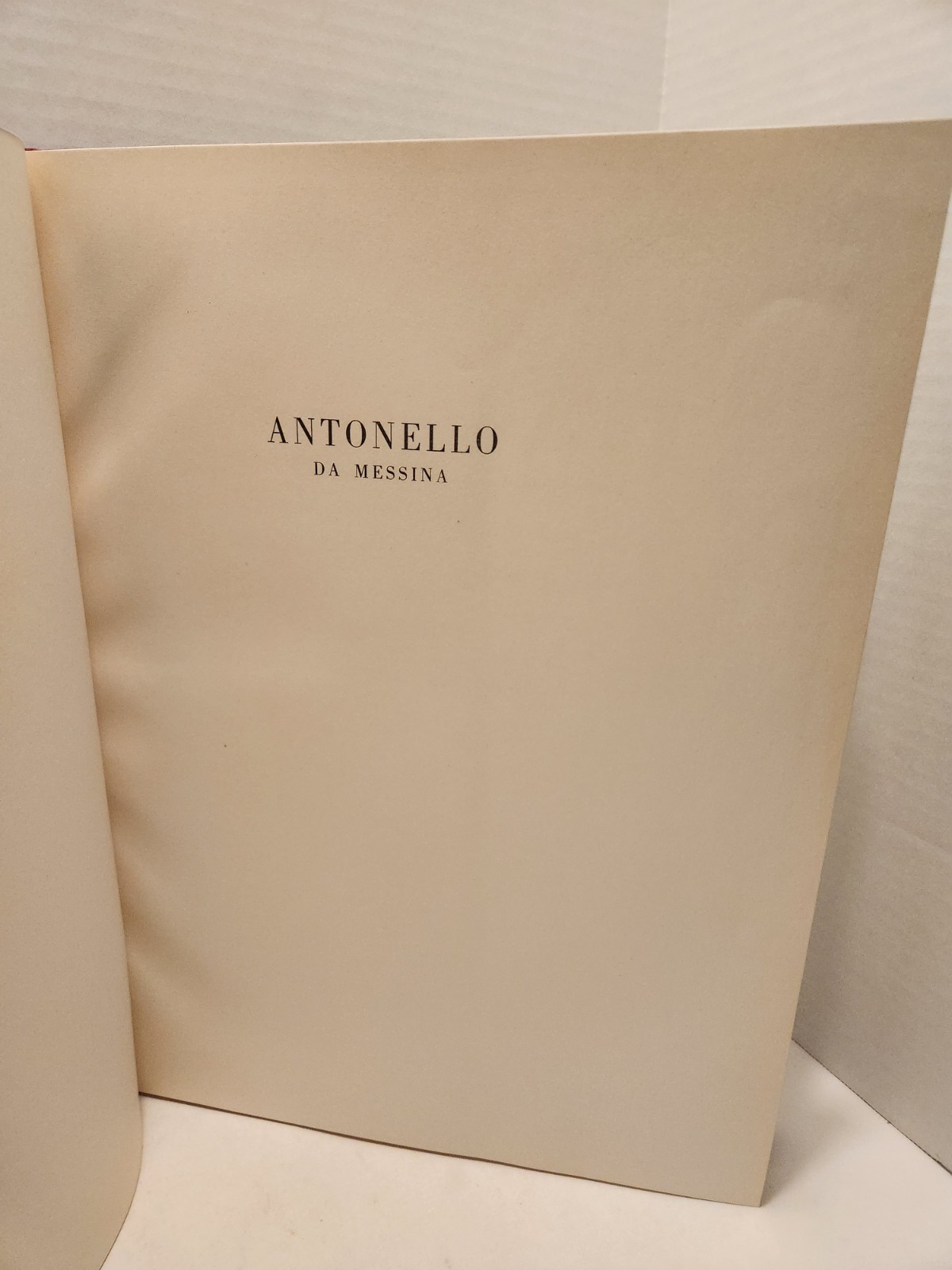 Antonello Da Messina Stefano Bottari 1955 HCDJ Color Plates Large Free Shipping
