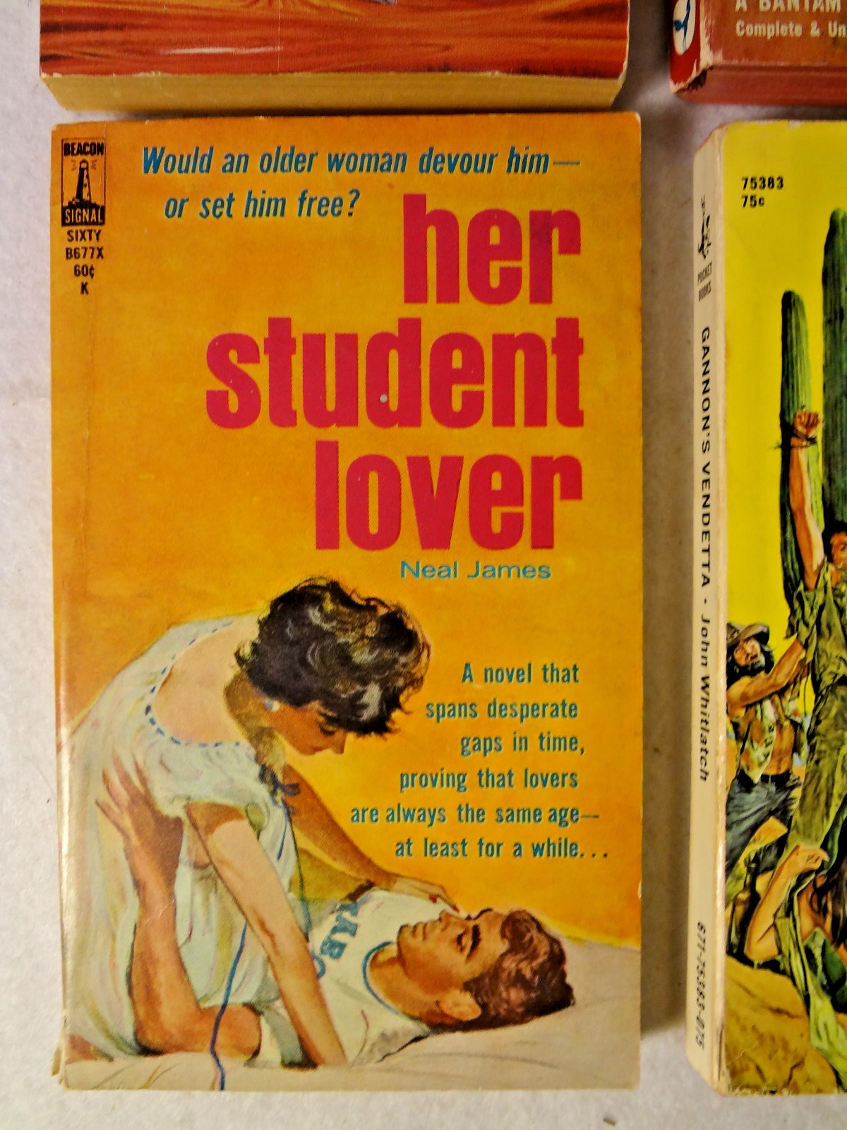 Lot of 6 Pulp Fiction Classics – Vintage Paperbacks – Angels Camp