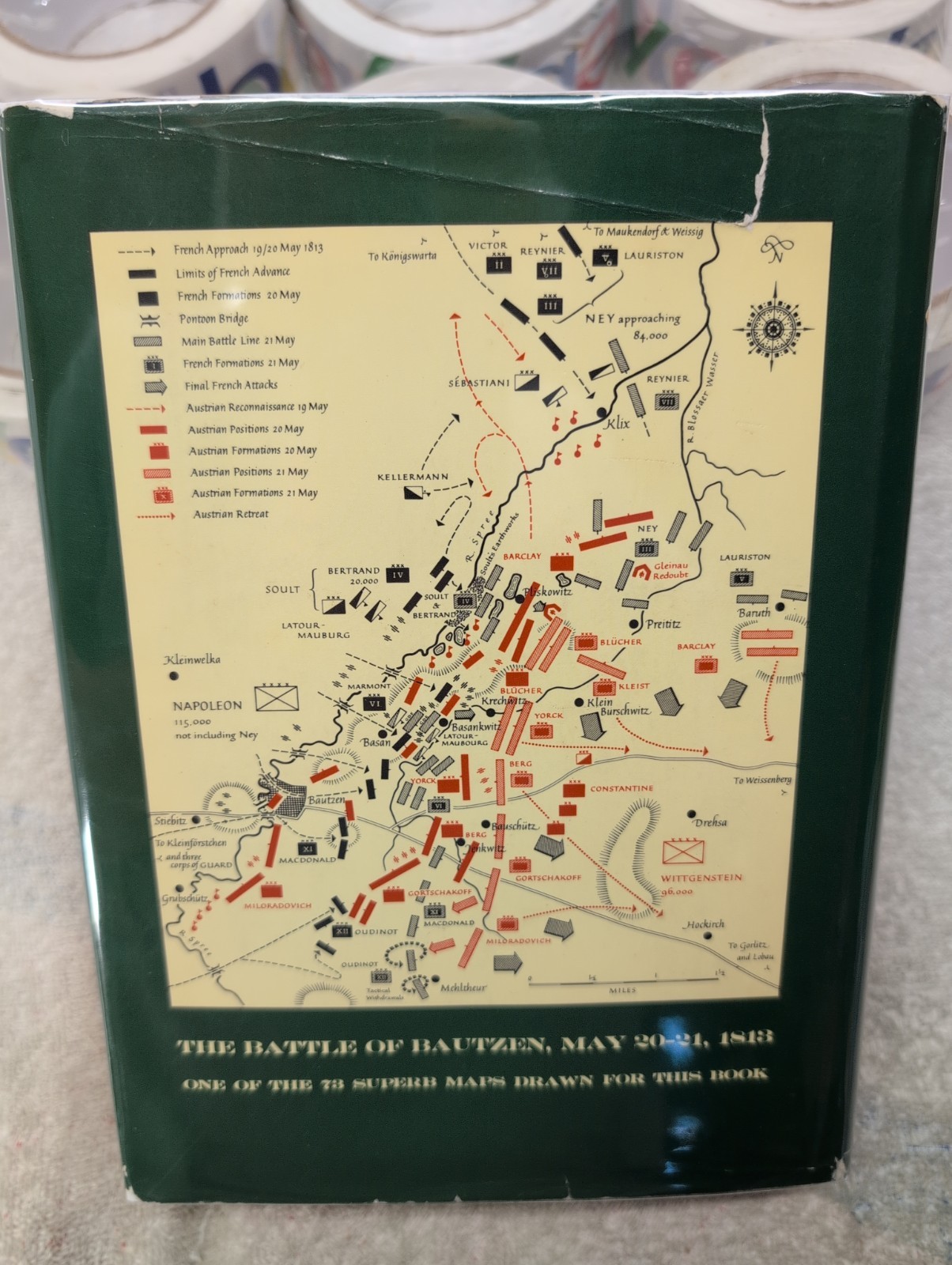 THE CAMPAIGNS OF NAPOLEON by David G. Chandler (BCE) Book Club Edition + Mylar!!