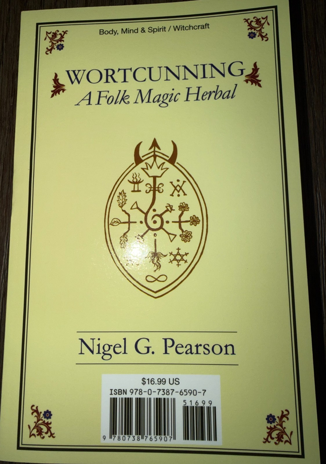 Wortcunning Folk Medicine Herbal Magic Nigel G. Pearson 2020 Paperback Good