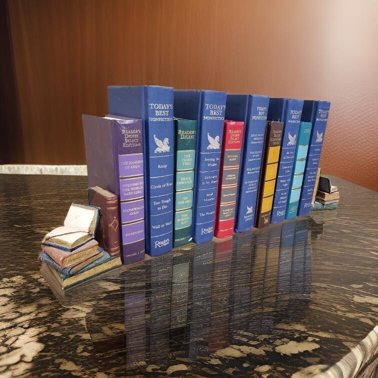 Lot of 10 Readers Digest Books for Decor Interior Design Wedding Home RANDOM MIX