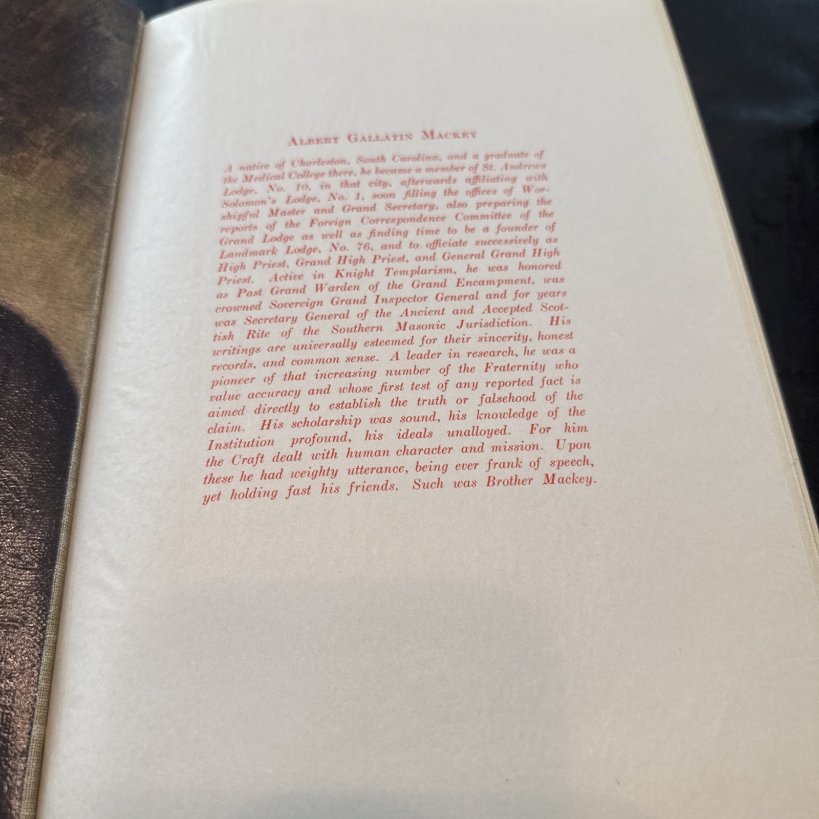 Encyclopedias of Freemasonry by Albert G. Mackey 33° And Handbook