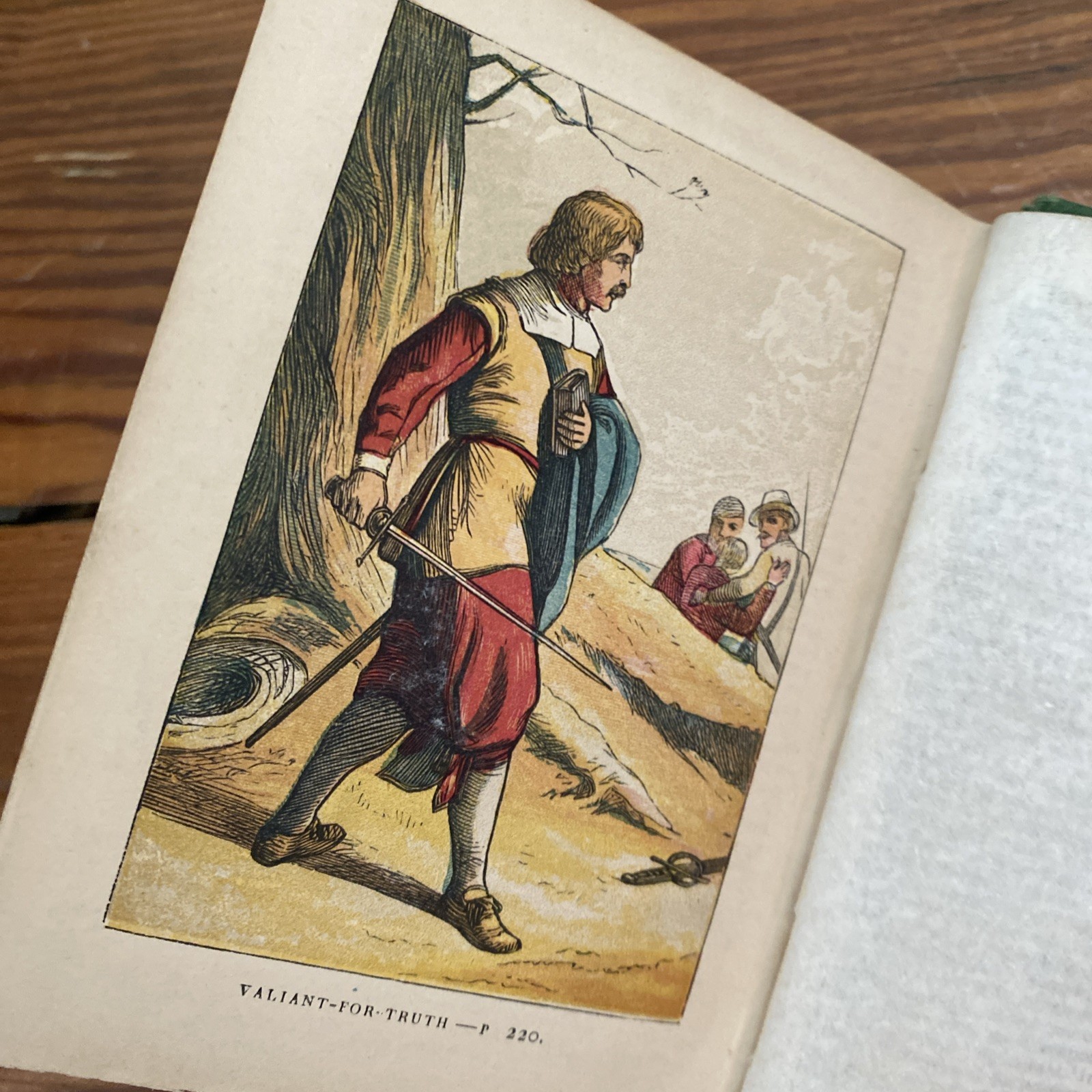 1868 The Pilgrim’s Progress by John Bunyan Beautiful Color Illustrations Vellum