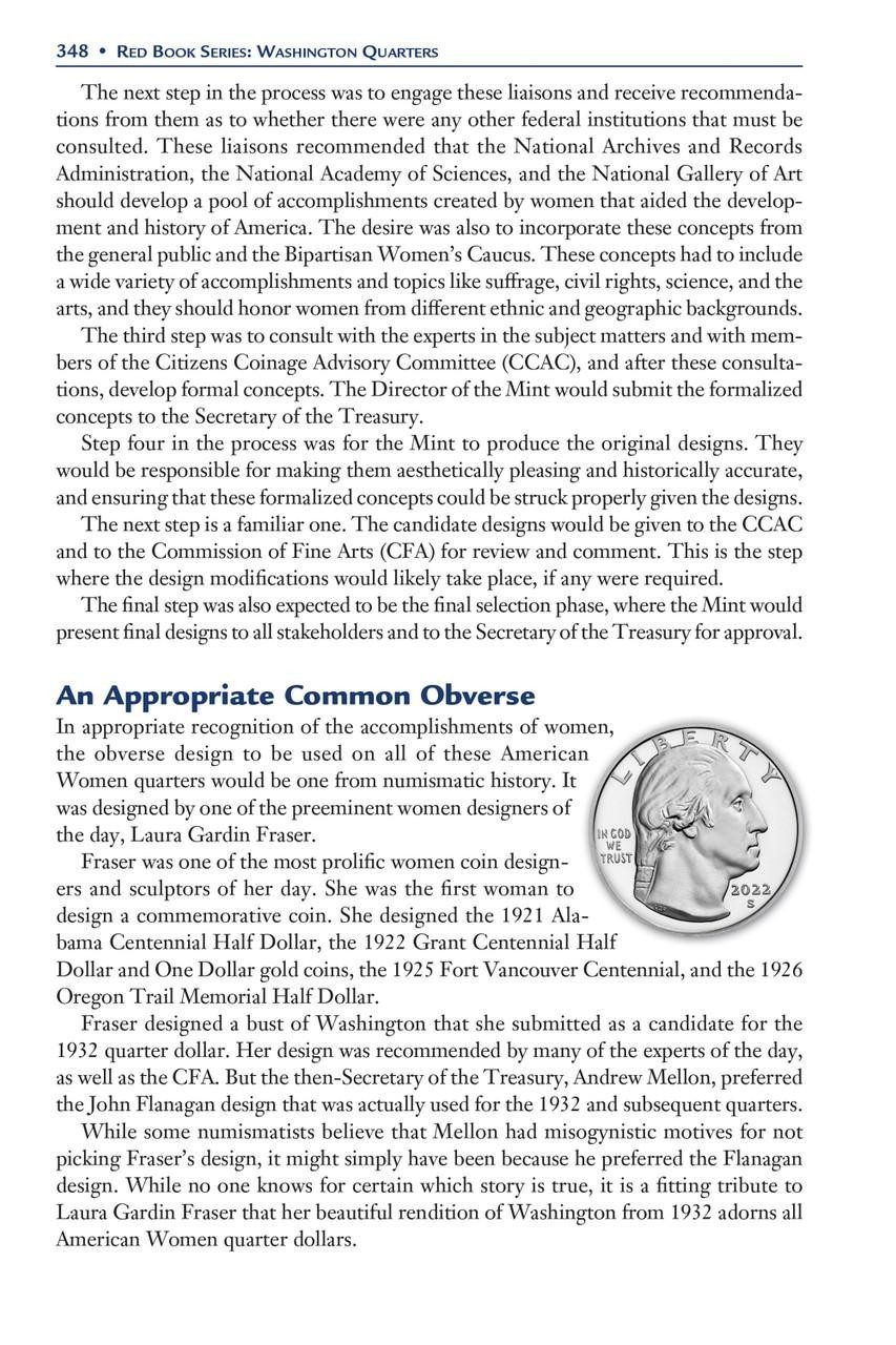 New Official Red Book Guide Of US Washington & State Quarters Coins + Biography