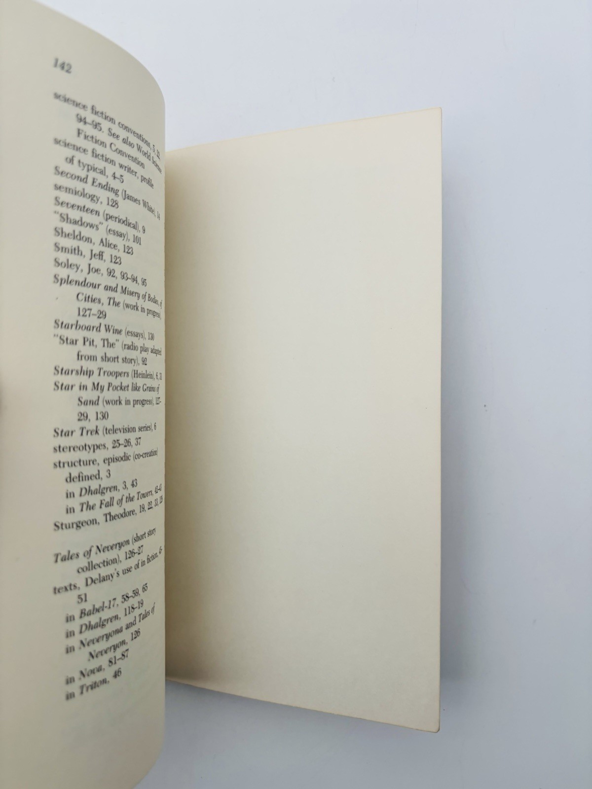 Samuel R. Delany – Seth McEvoy – Frederick Ungar Publishing Co. Edition PB VG